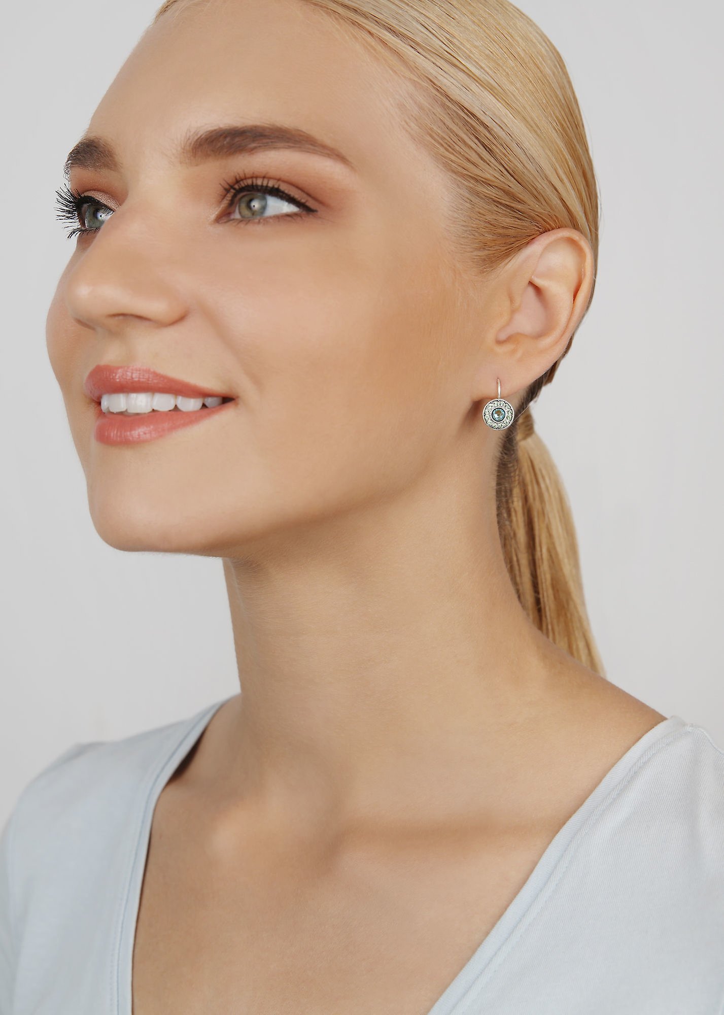 image for Earring Eurowire Spell on You Light Green  