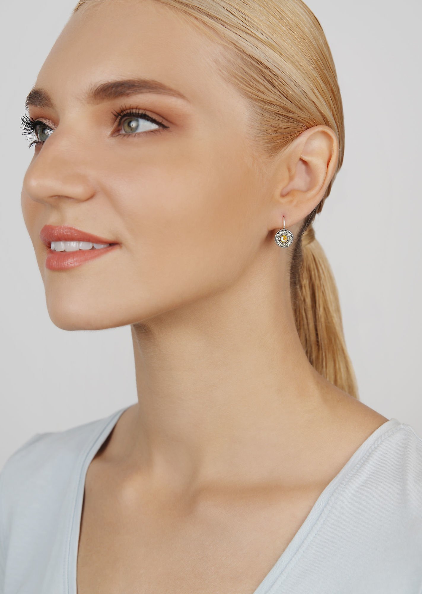 image for Earring Eurowire Spell on You Yellow  