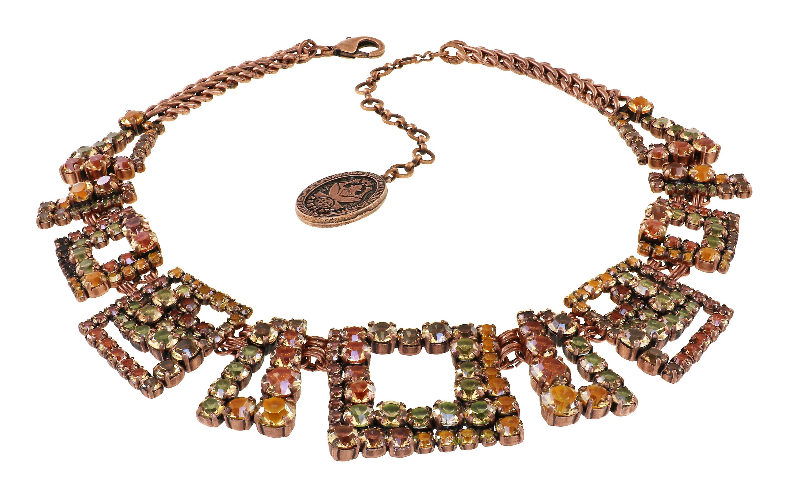 image pour Collier Collier Mytrix Marron / Orange  