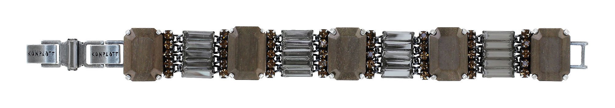 Bild für Armband For Tilda S Grau Kristall Seide 