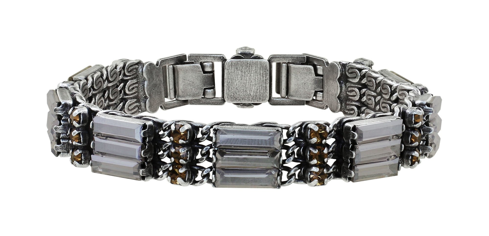 image pour Bracelet For Tilda S Gris crystal satin 