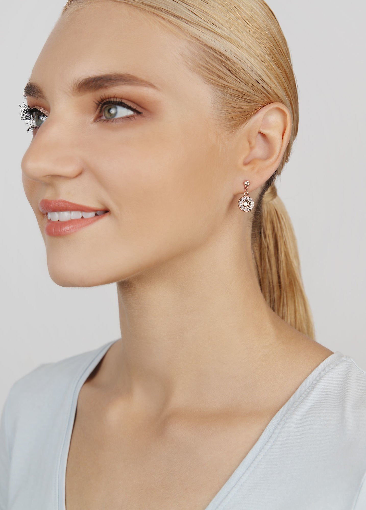 image for Earring Stud Dangling Spell on You Beige  