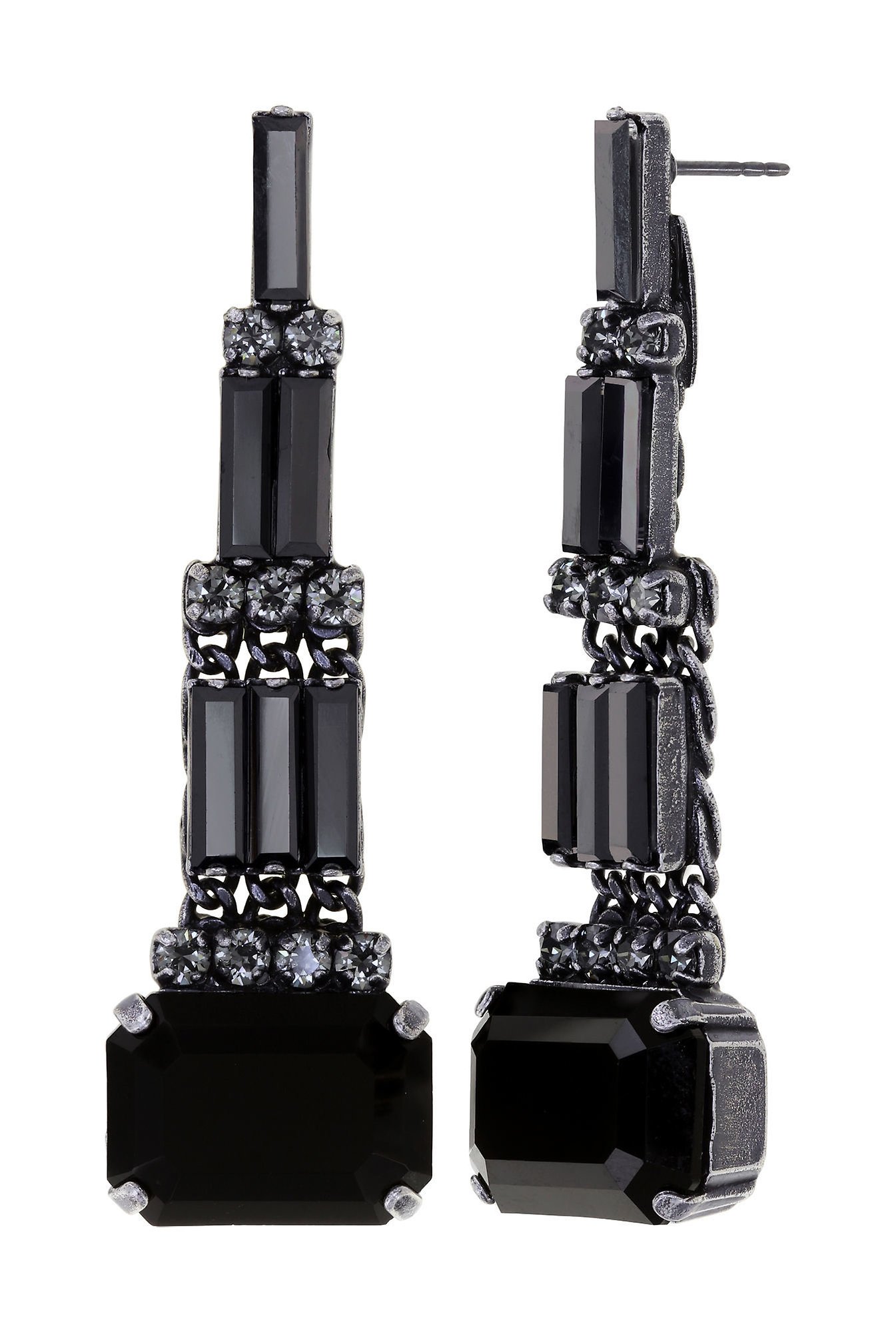 image for Earring Stud Dangling For Tilda S Black  