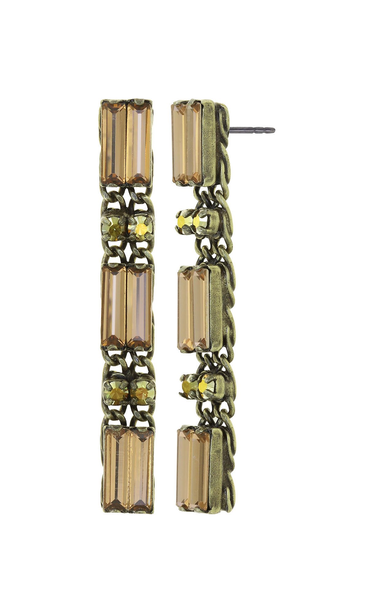 image for Earring Stud Dangling For Tilda S Brown sun 