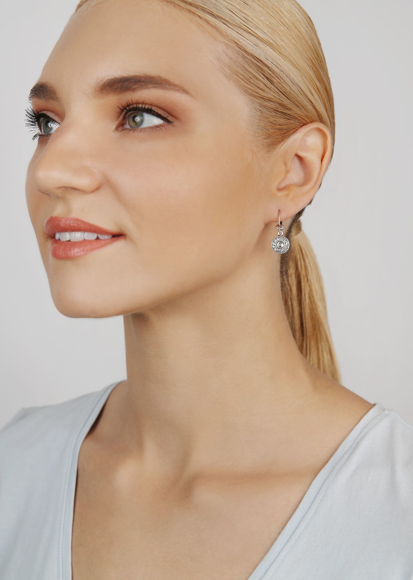 image for Earring Dangling Spell on You White  