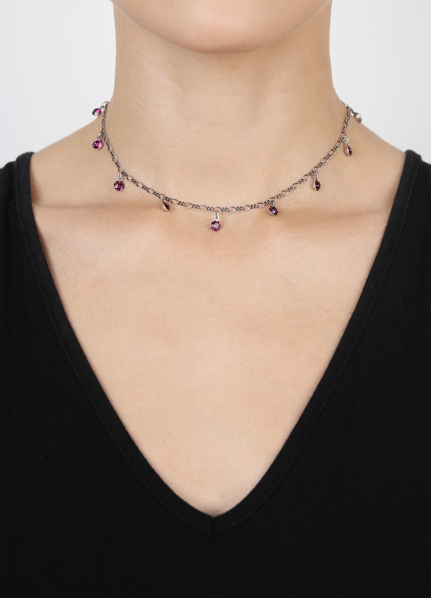 image for Necklace Tutui Collection Lila amethyst SS 24