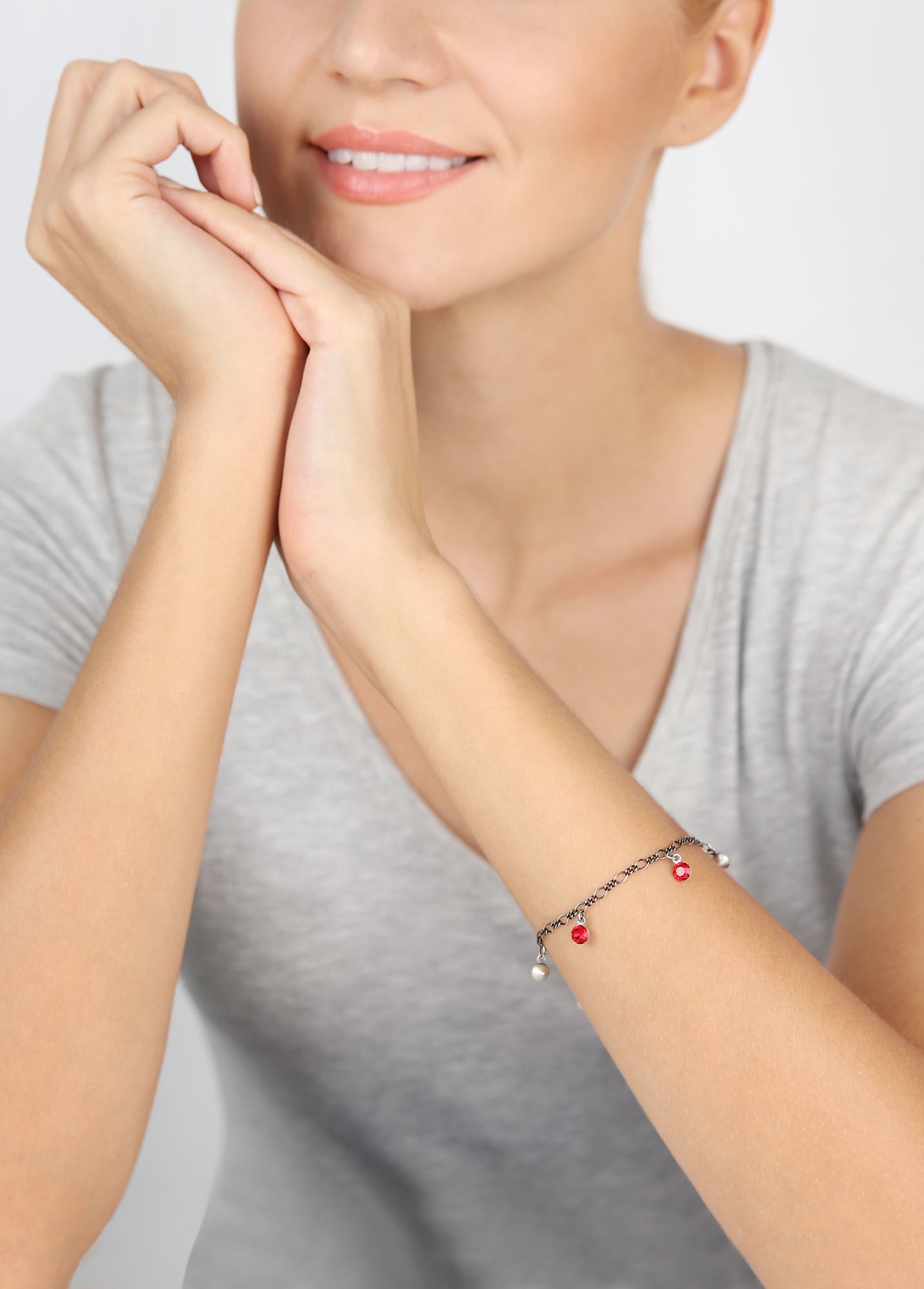 Bild für Armband Tutui Collection Rot Hell-siam SS 24