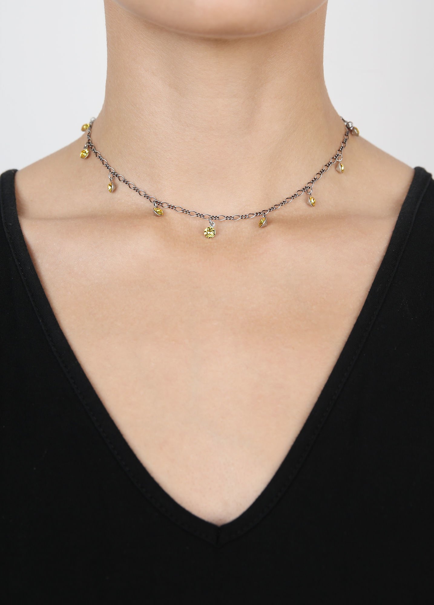 image for Necklace Tutui Collection Yellow light topaz SS 24