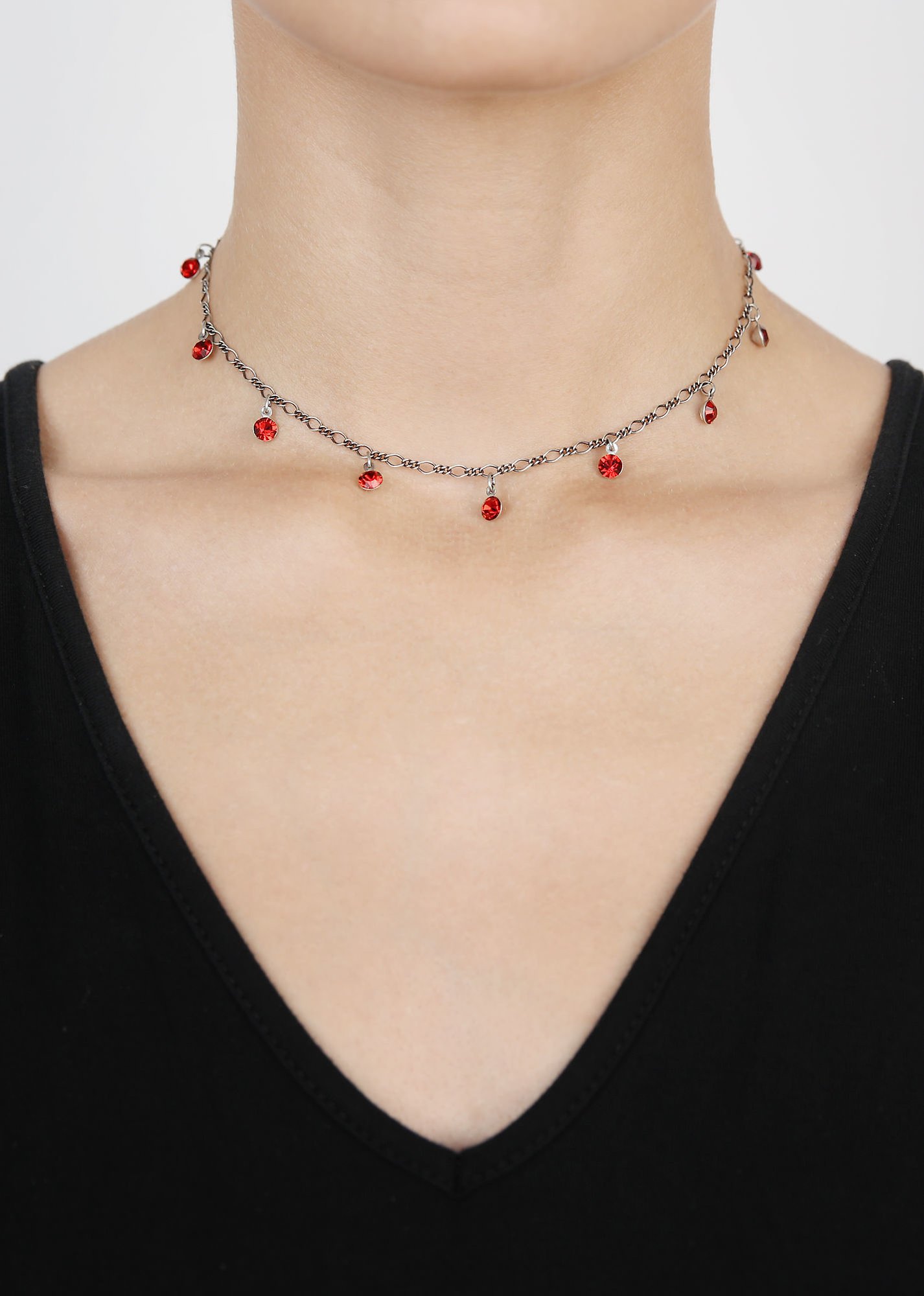 image for Necklace Tutui Collection Red red velvet SS 24