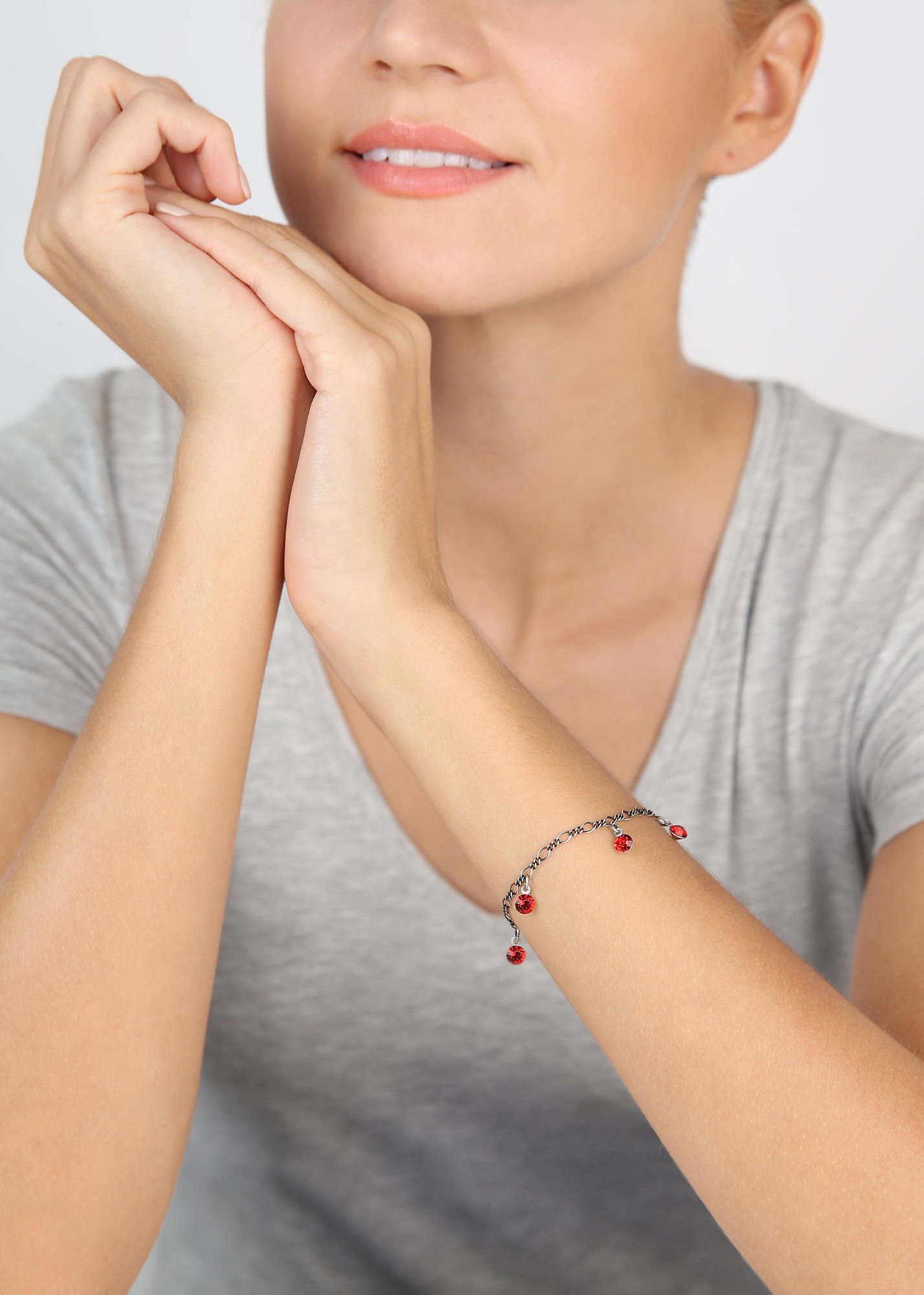 Bild für Armband Tutui Collection Rot red velvet SS 24