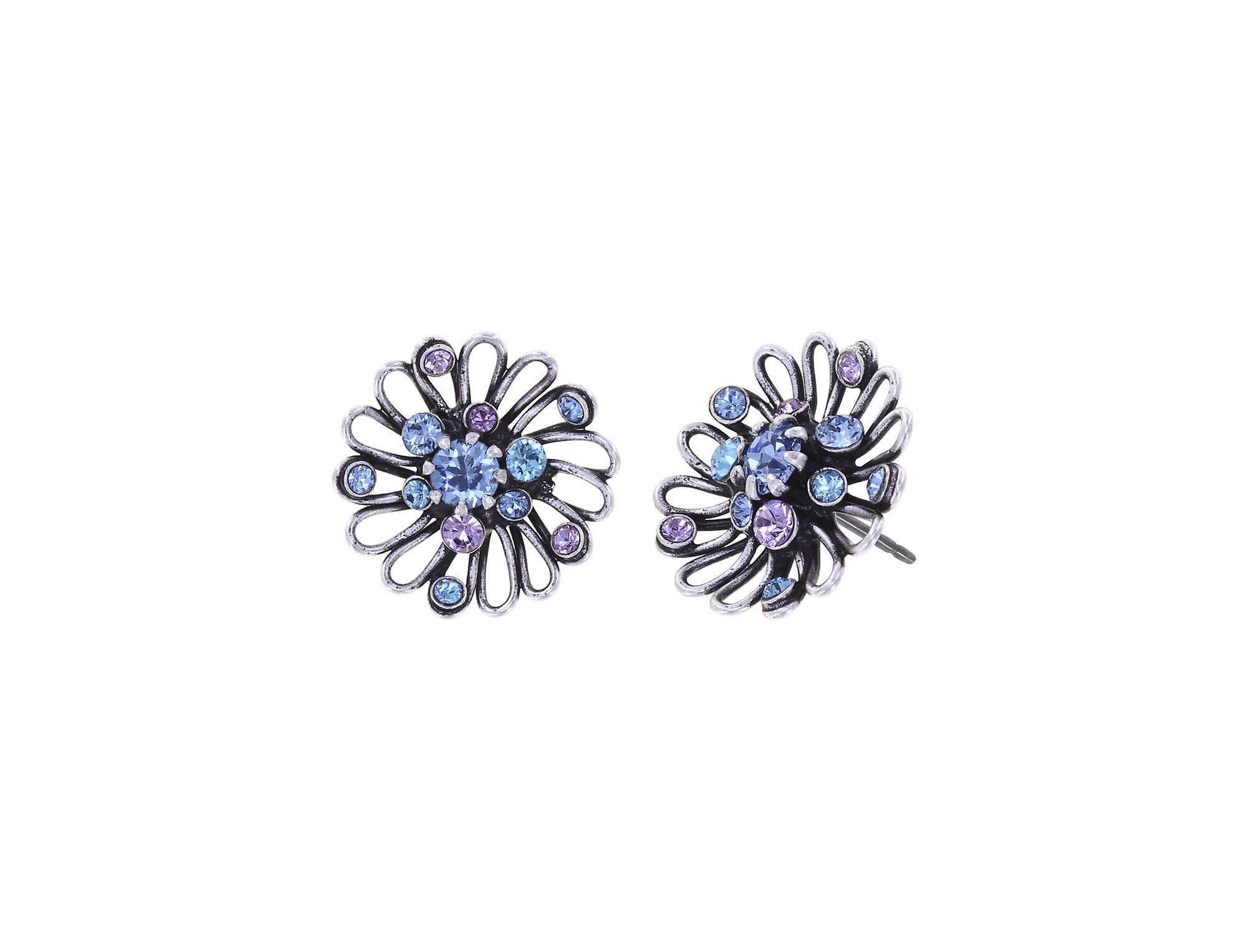 image for Earring Stud Distel Blue / Lila  size 2XS