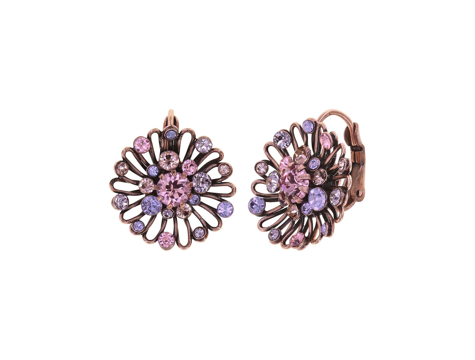 image for Earring Eurowire Distel Pink / Lila  size XS