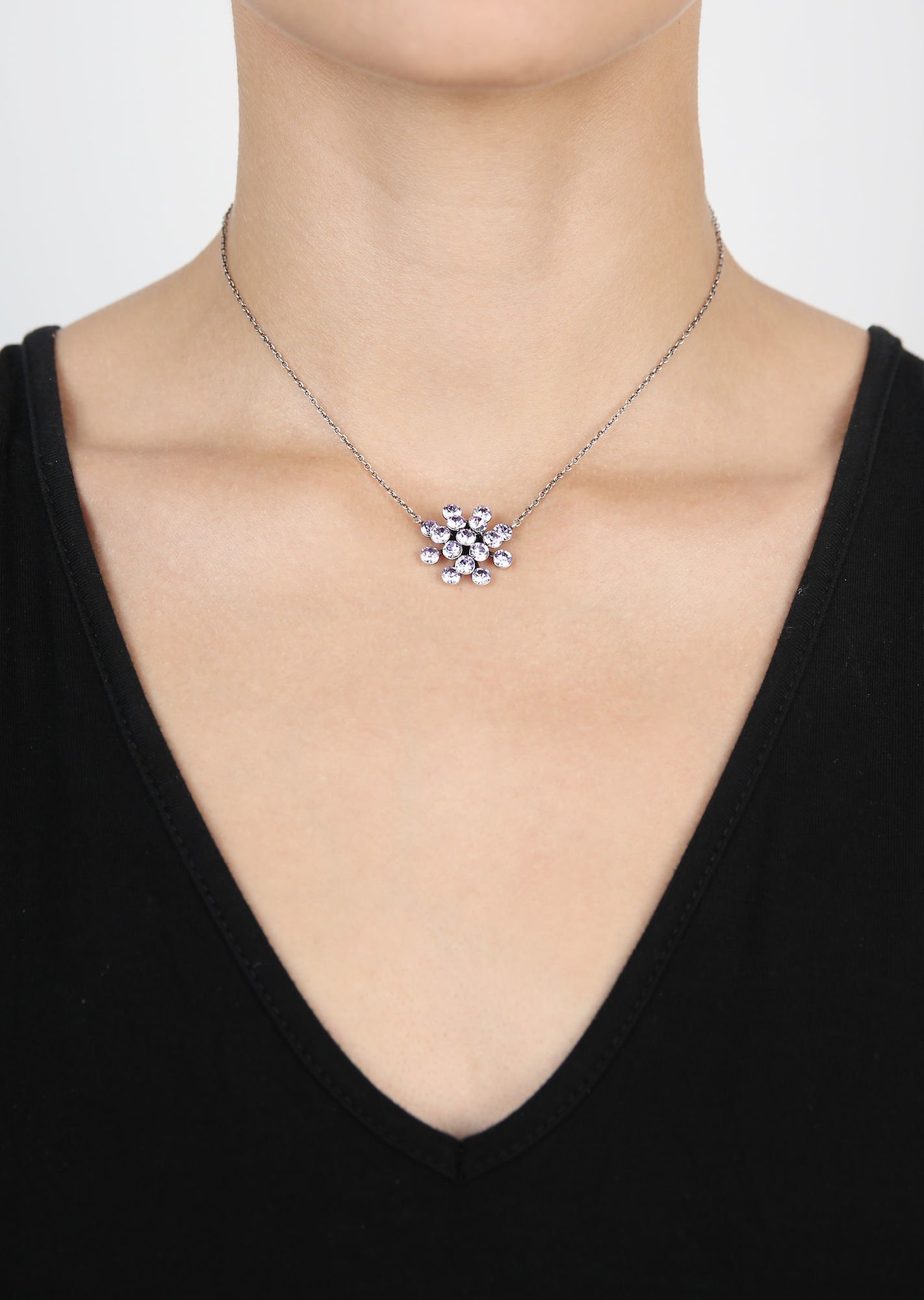 image pour Collier pendant Magic Fireball Lila violet Classic Size (21mm Ø)