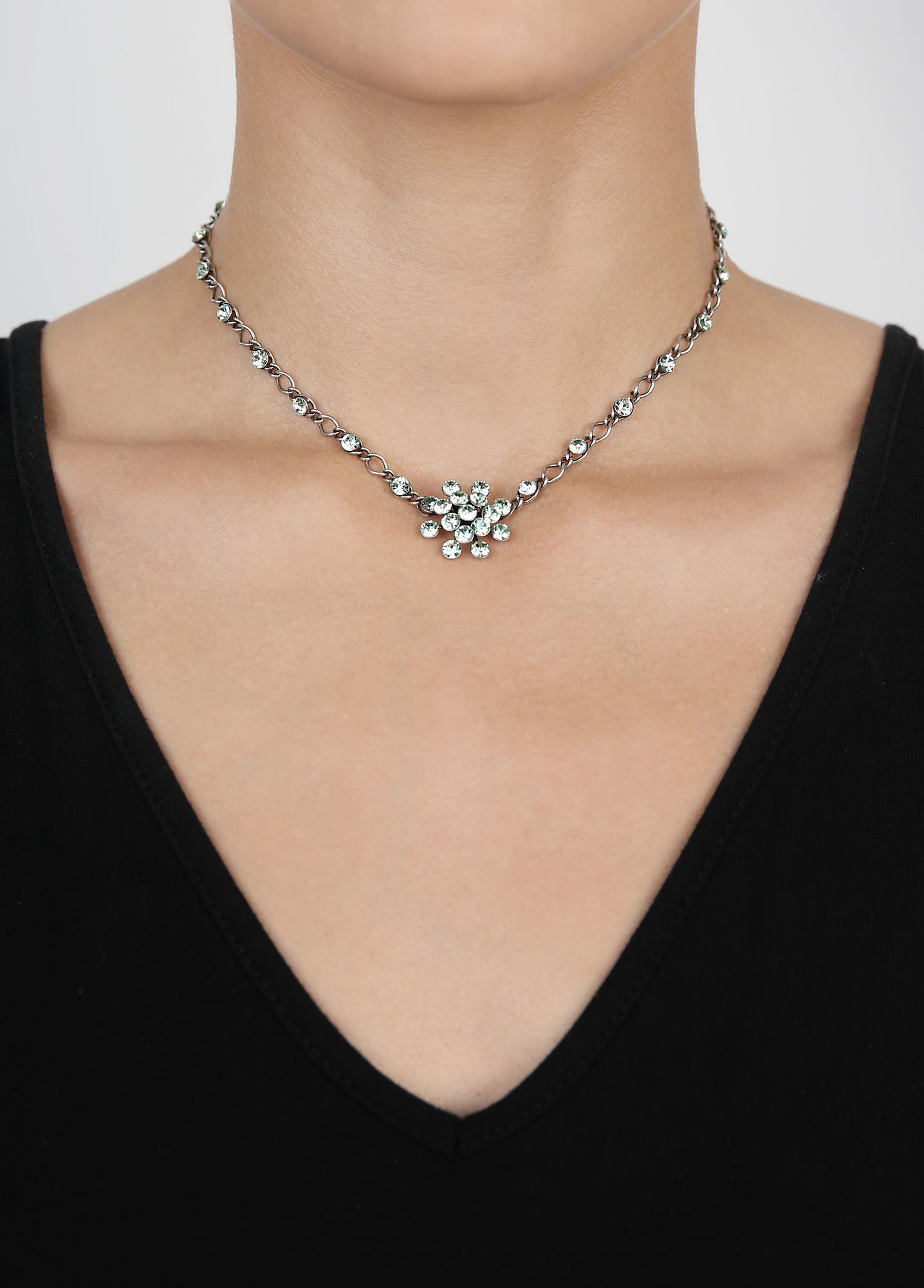 image for Necklace Magic Fireball Light Green chrysolite Classic Size (21mm Ø)