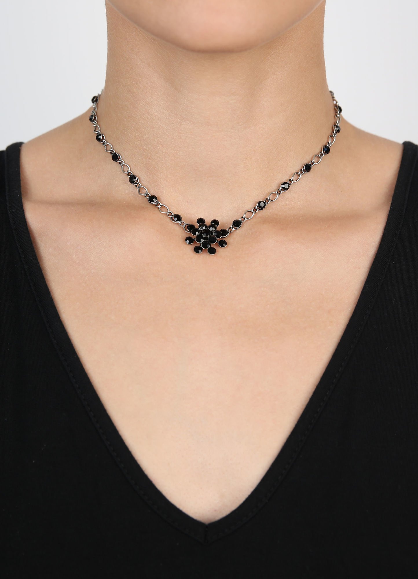 image pour Collier Magic Fireball Noir jet Classic Size (21mm Ø)