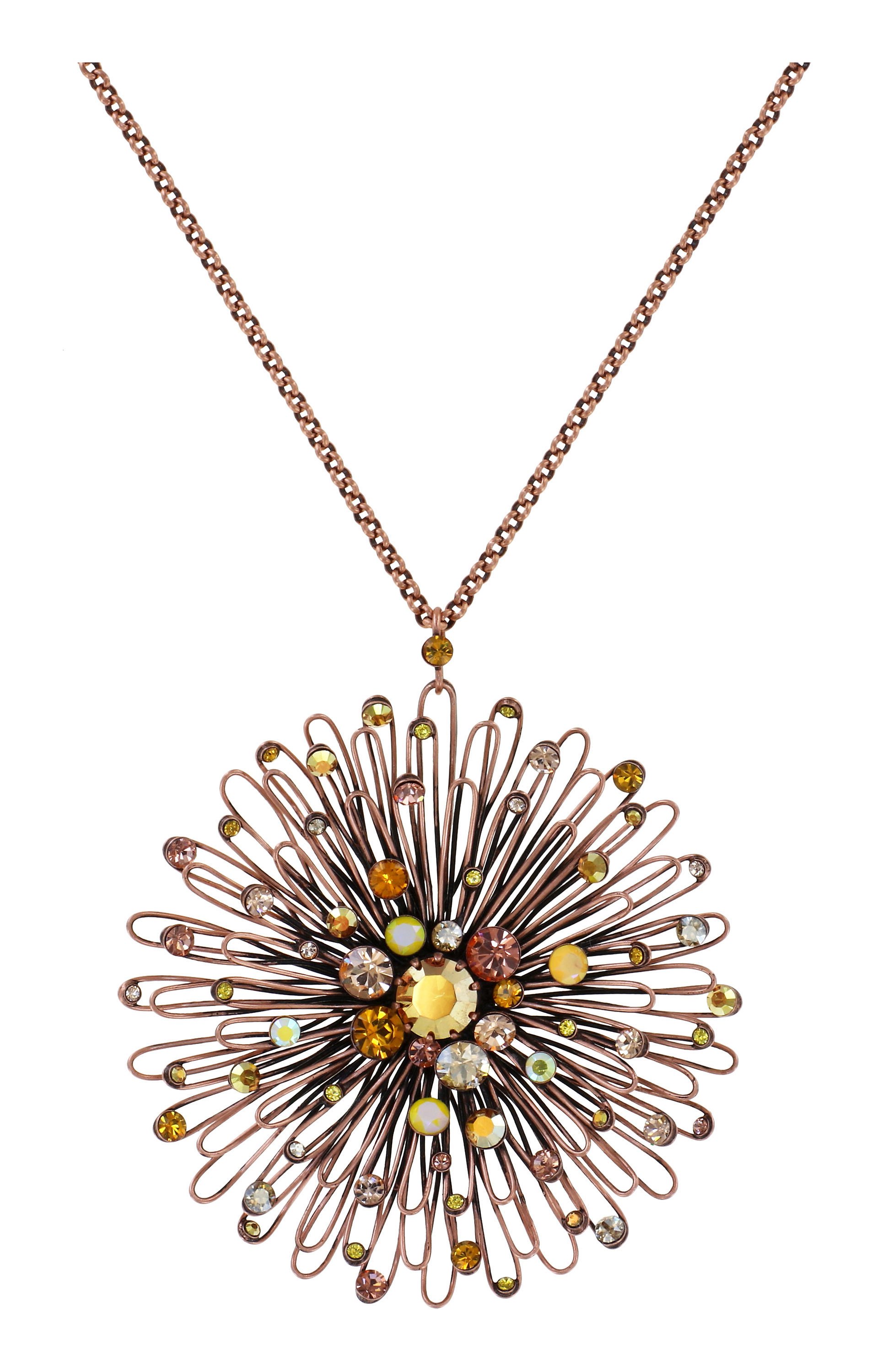 image for Necklace Pendant Distel Yellow  size 2XL