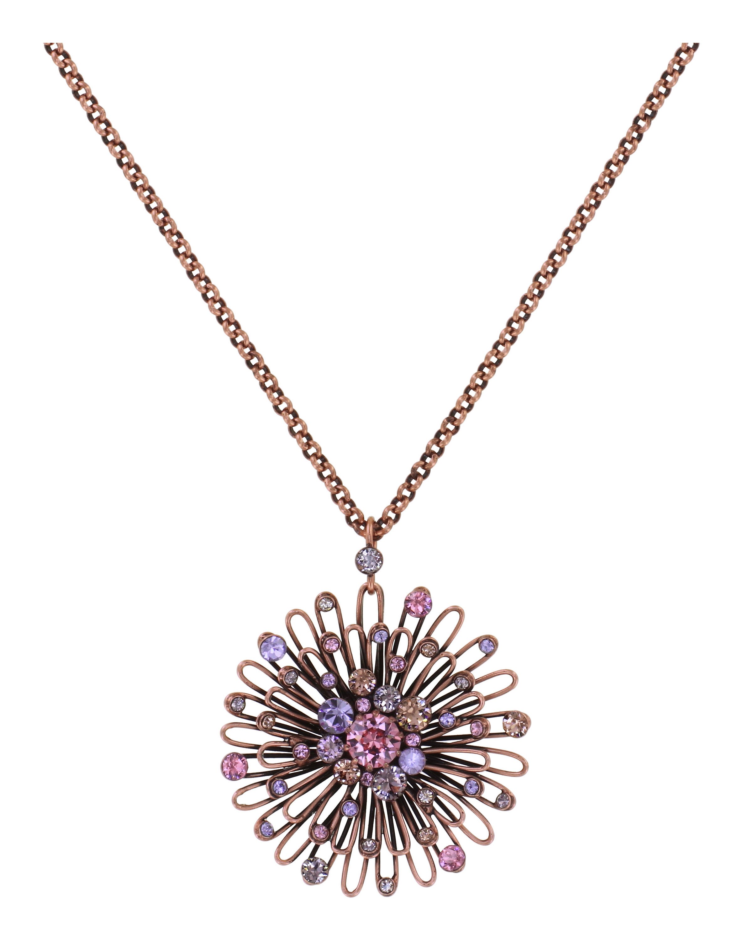 image pour Collier pendant Distel Rose / Lila  size L