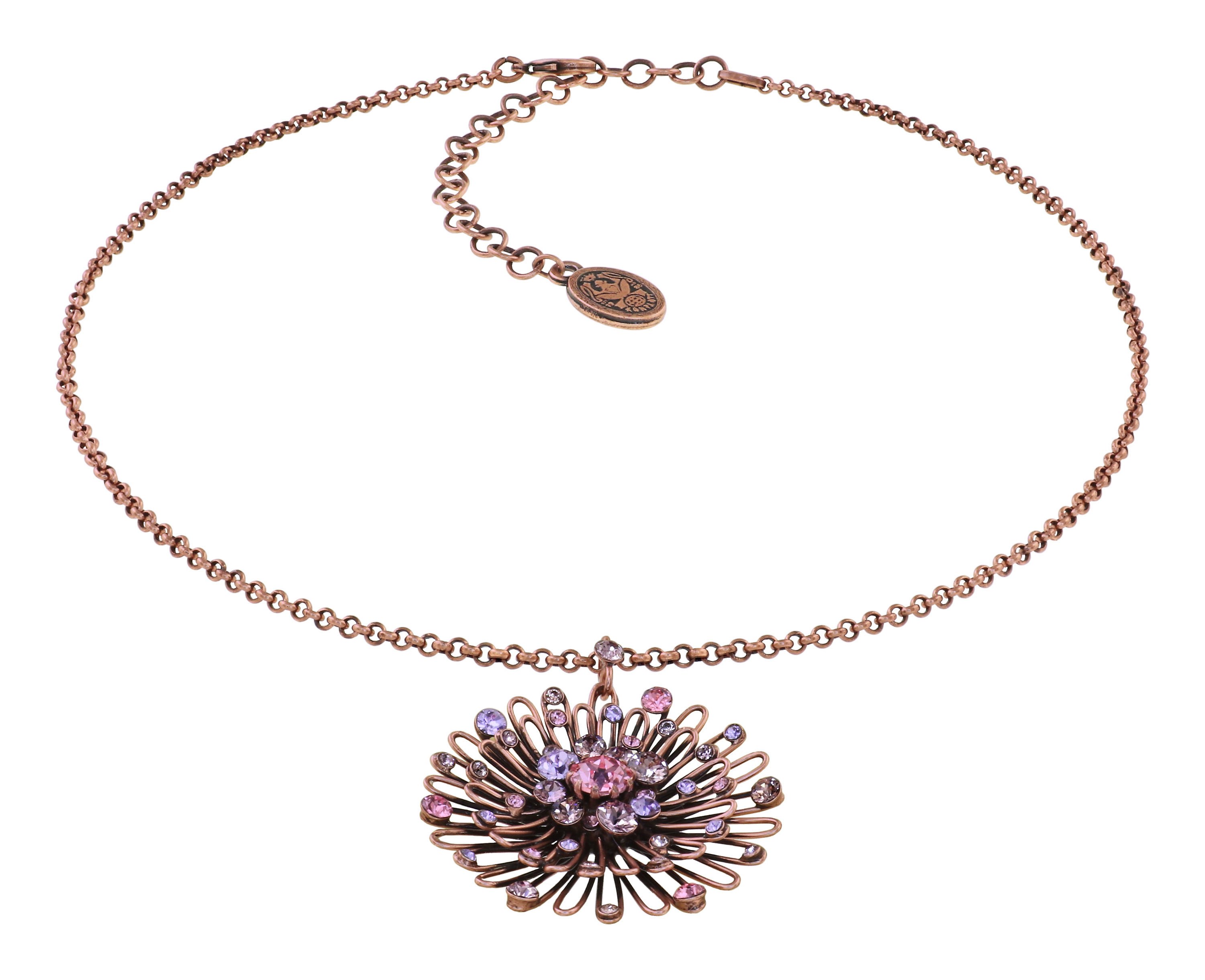 image pour Collier pendant Distel Rose / Lila  size L