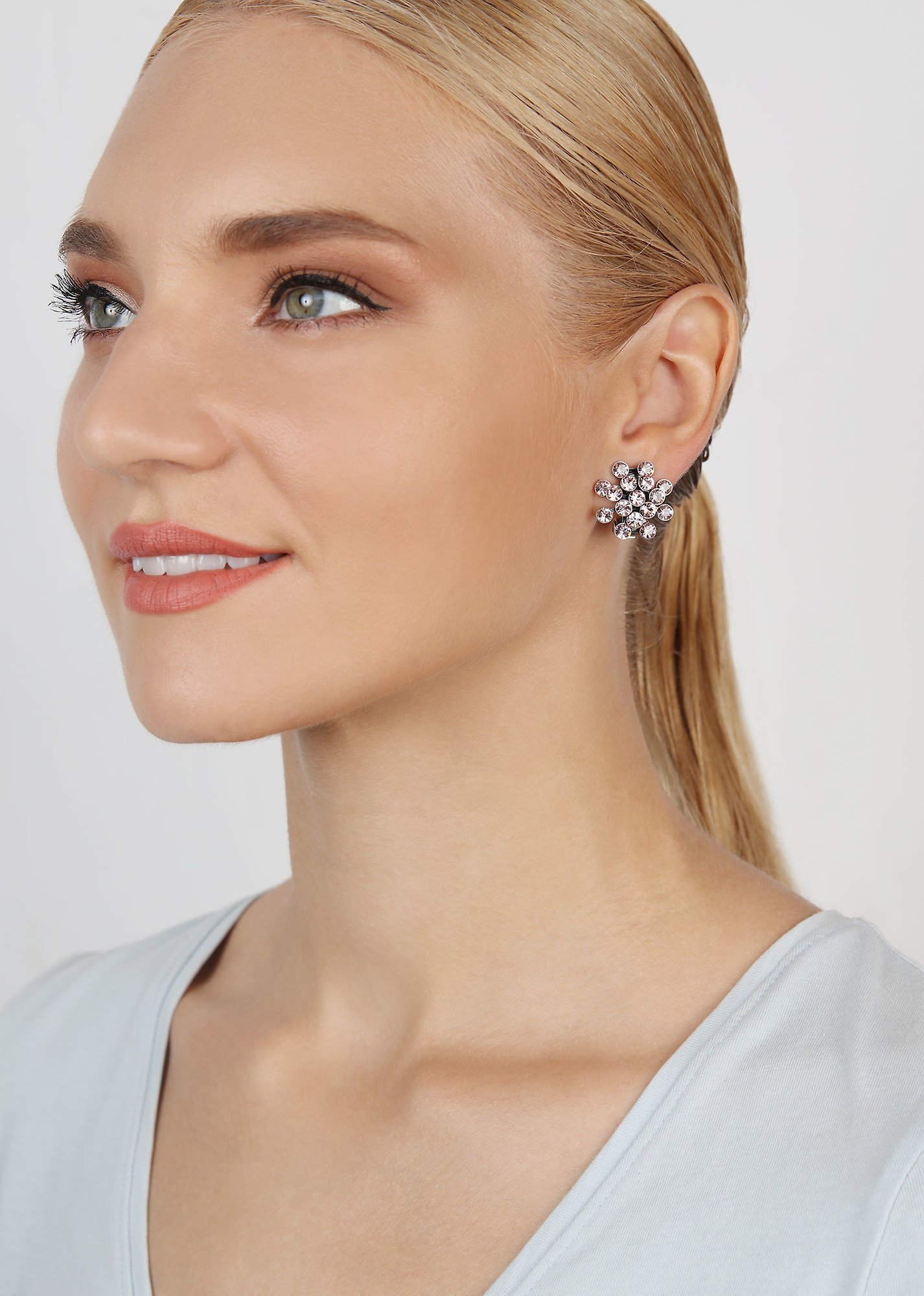 Bild für Ohrringe mit Clip Magic Fireball Pink Vintage Rosa Classic Size (21mm Ø)