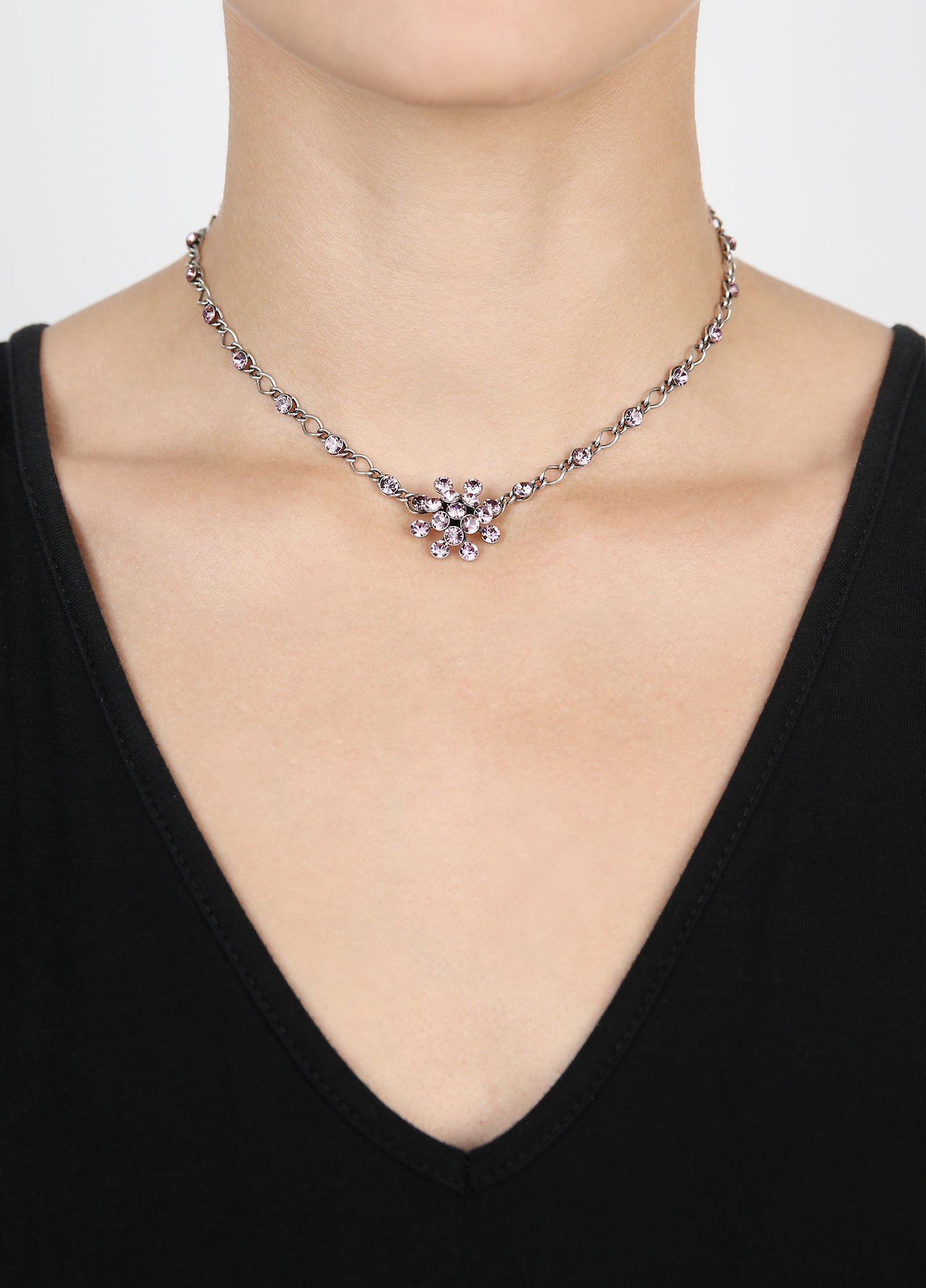 image pour Collier Magic Fireball Lila light amethyst Classic Size (21mm Ø)