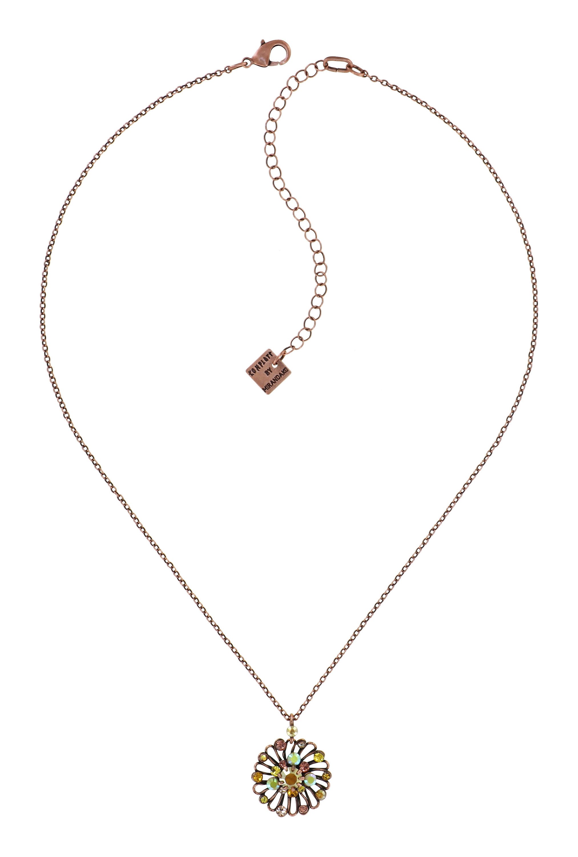 image for Necklace pendant Distel Yellow  size XS