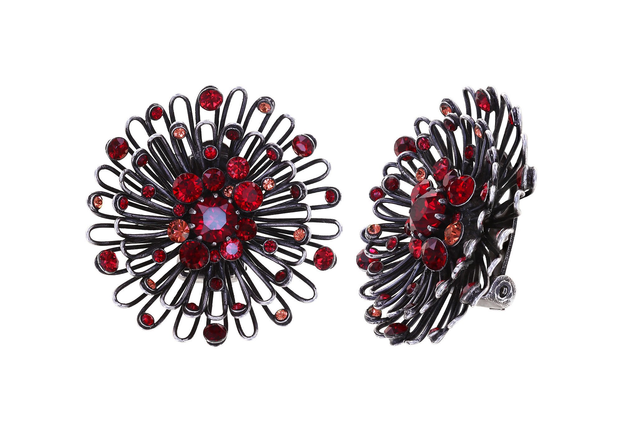 image for Earring Clip Distel Coralline  size L