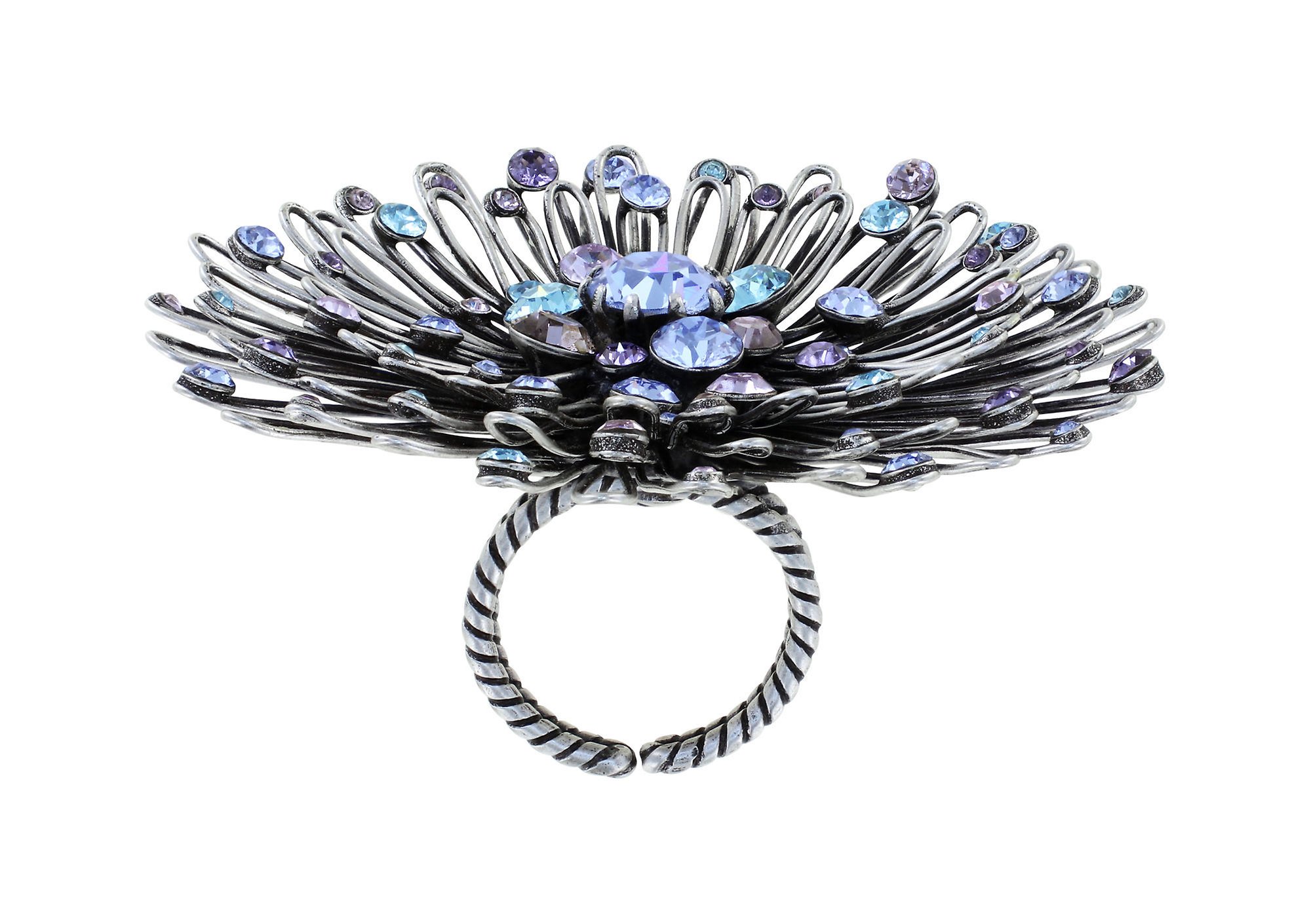 Bild für Ring Distel Blau / Lila  size 2XL