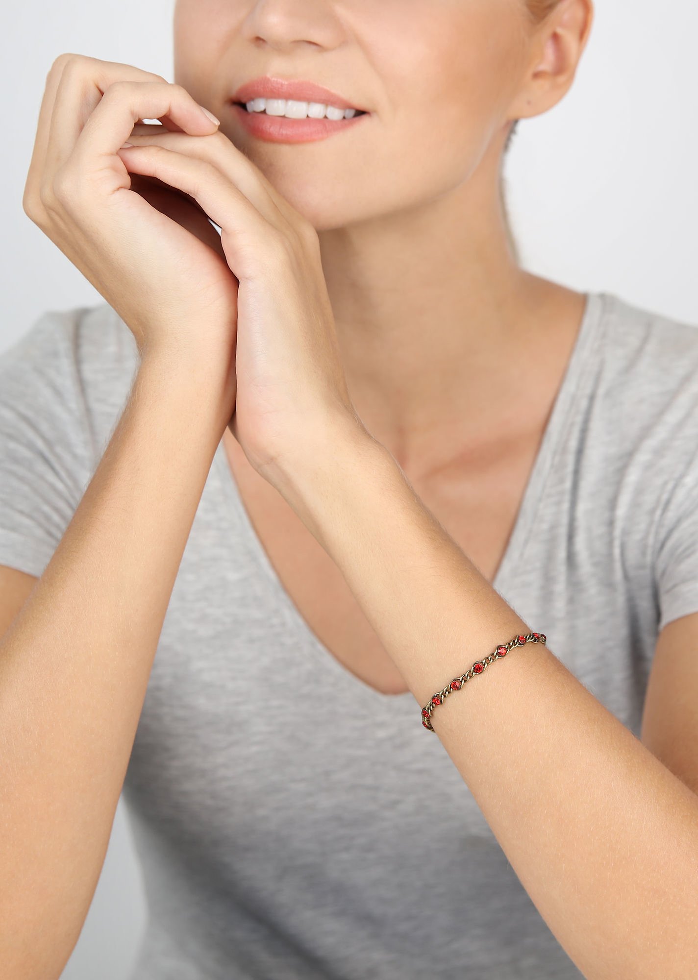 image for Bracelet Magic Fireball Red red velvet mini