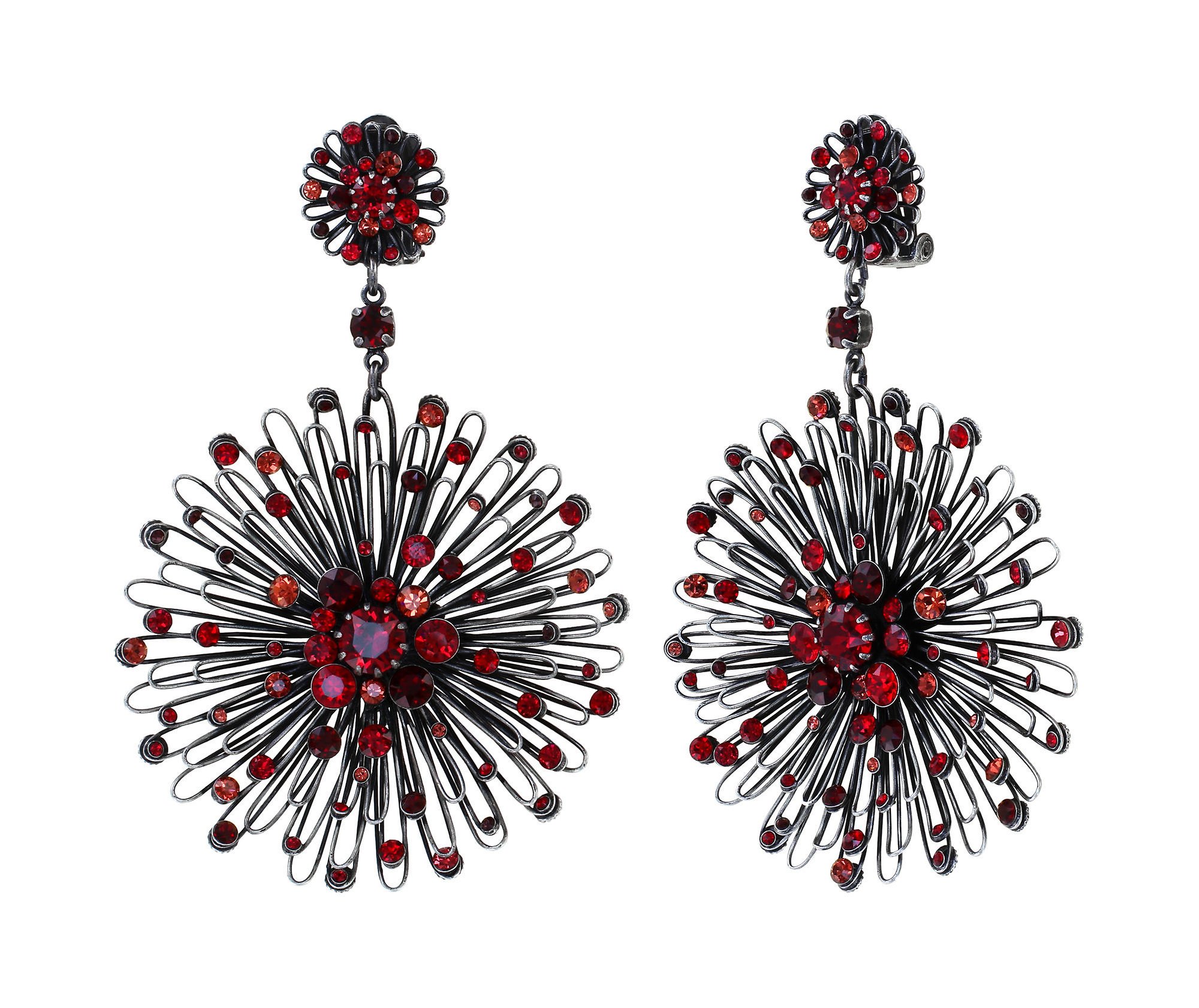 image pour Boucle d'oreille Clip pendante Distel Coralline  size 2XL,XS