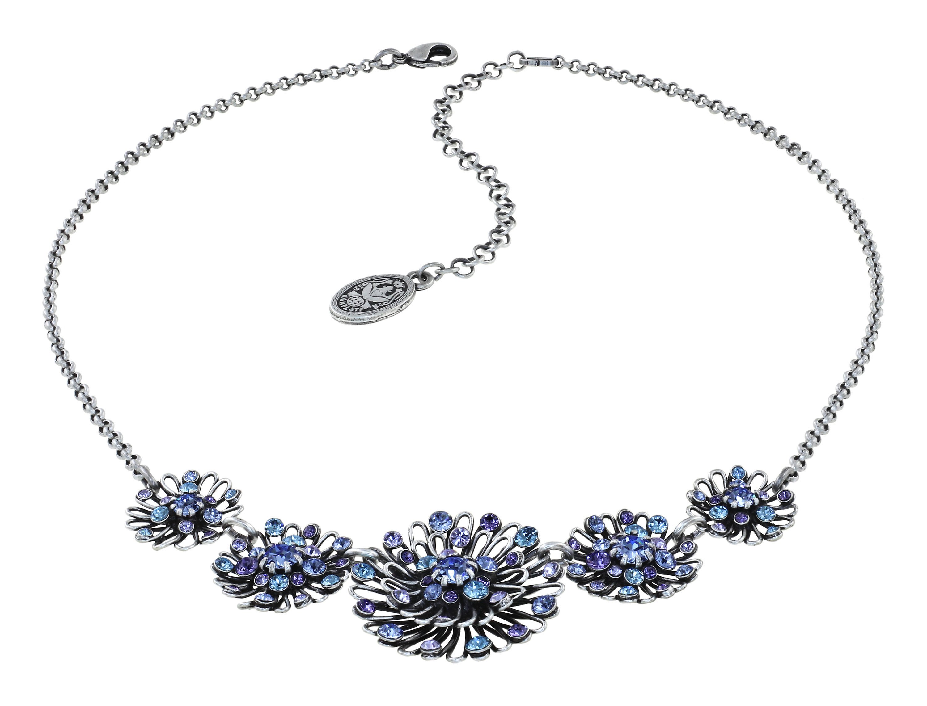 image for Necklace Distel Blue / Lila  size M,XS,2XS
