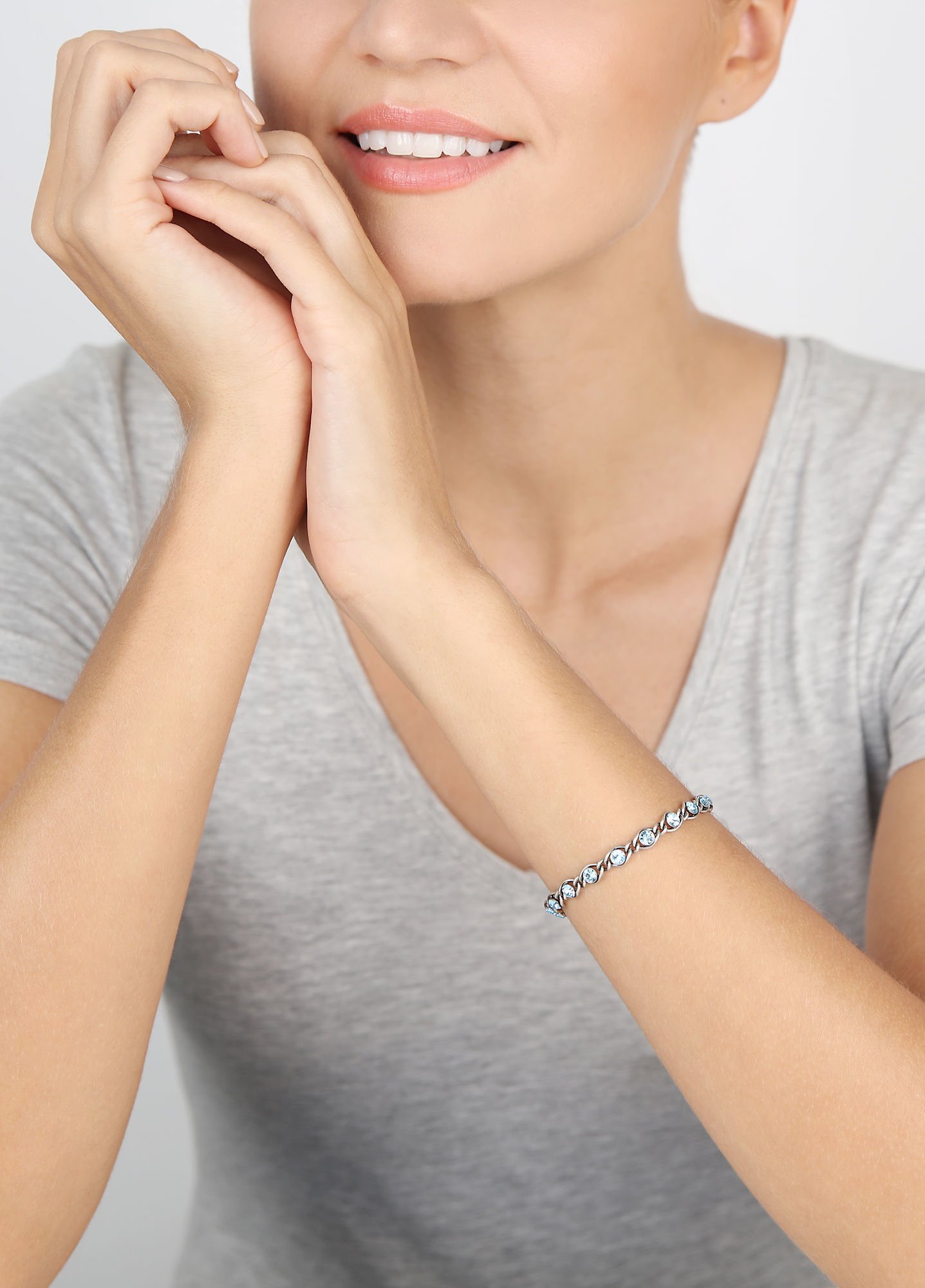 image pour Bracelet Magic Fireball Bleu Clair aquamarine Classic Size (21mm Ø)