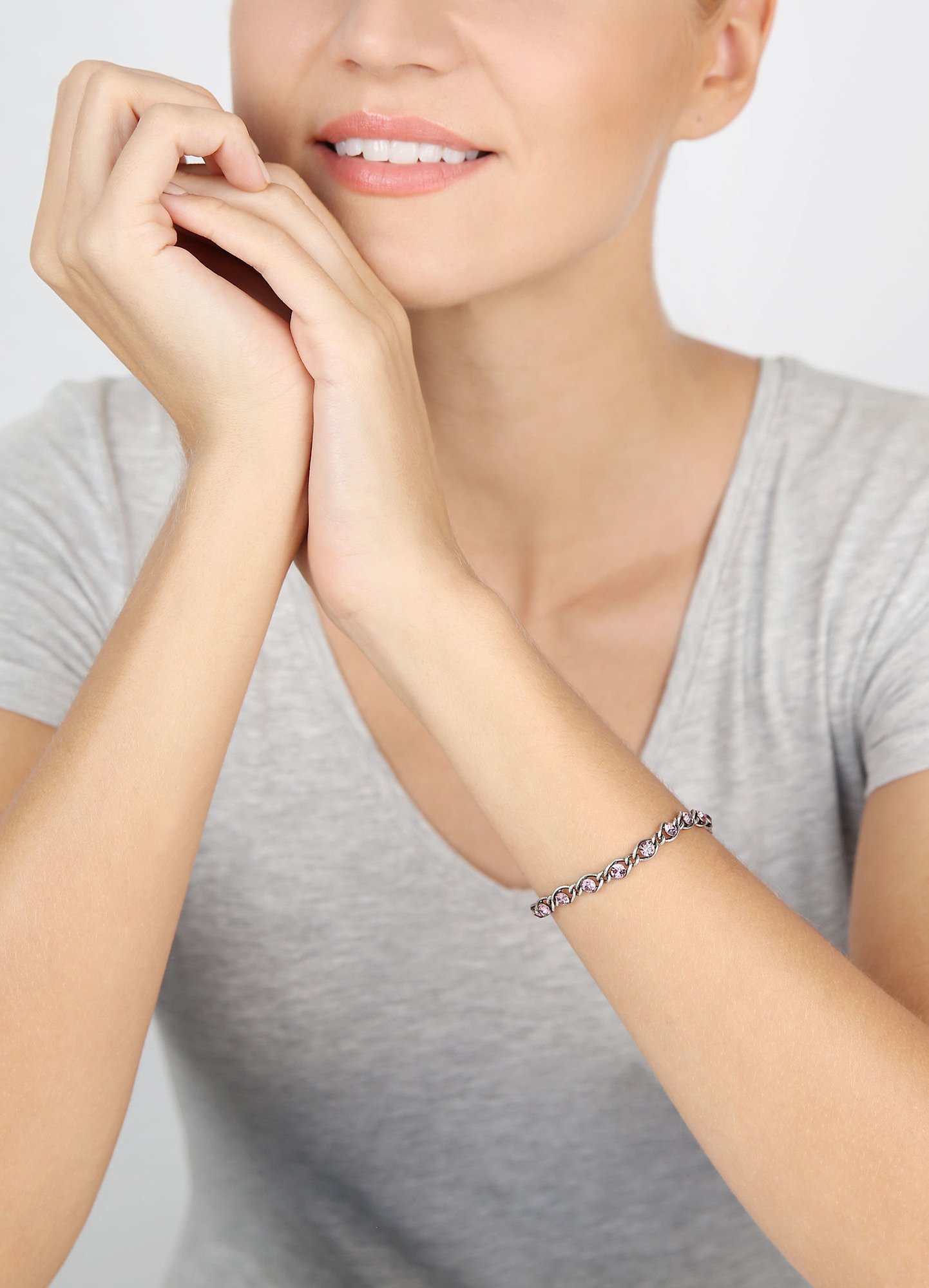 Bild für Armband Magic Fireball Lila Heller Amethyst Classic Size (21mm Ø)