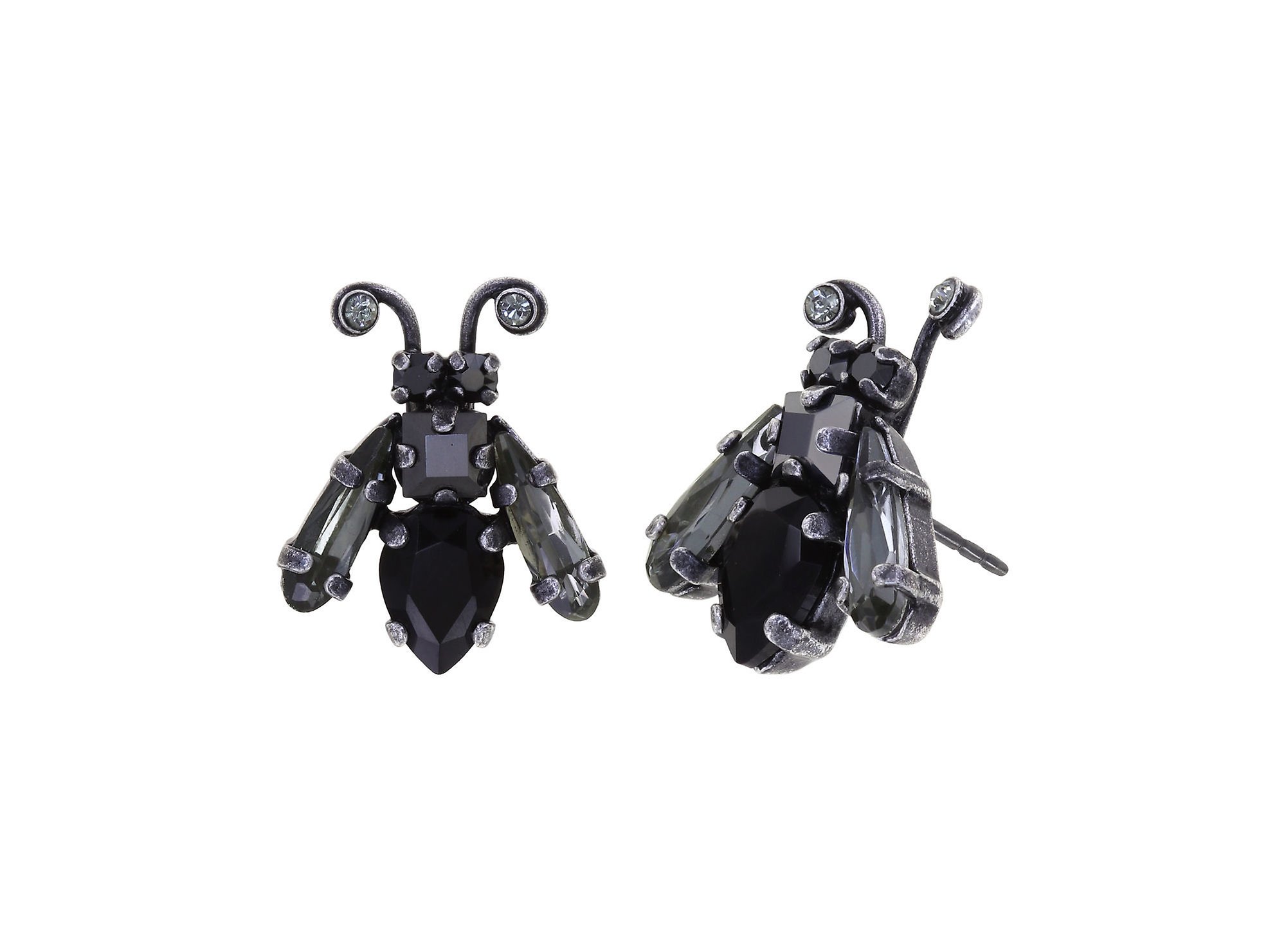 image pour Clou d'oreille Love Bugs Noir  