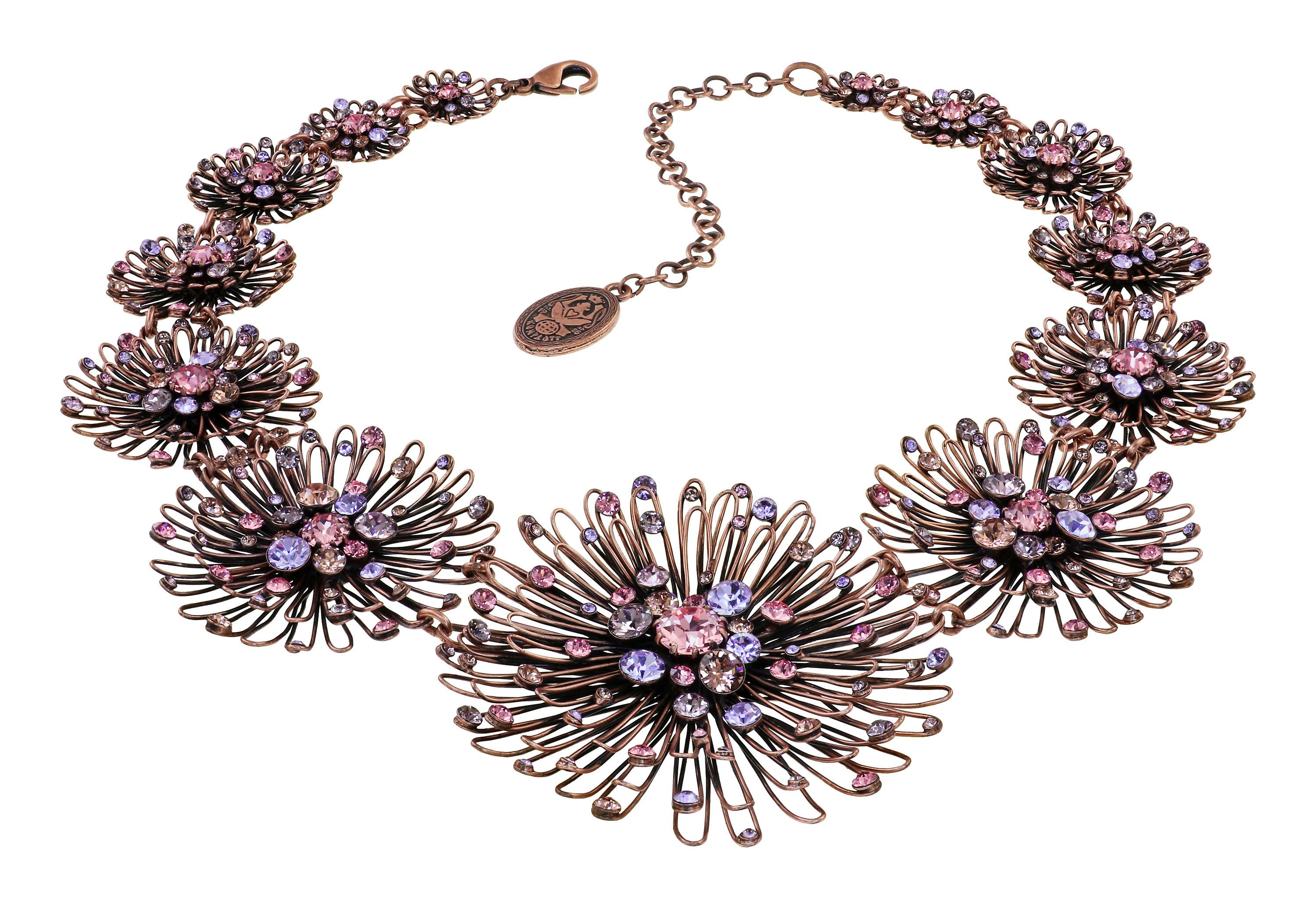 Bild für Halskette Collier Distel Pink / Lila  size 2Xl,XL,L,M,S,XS,2XS