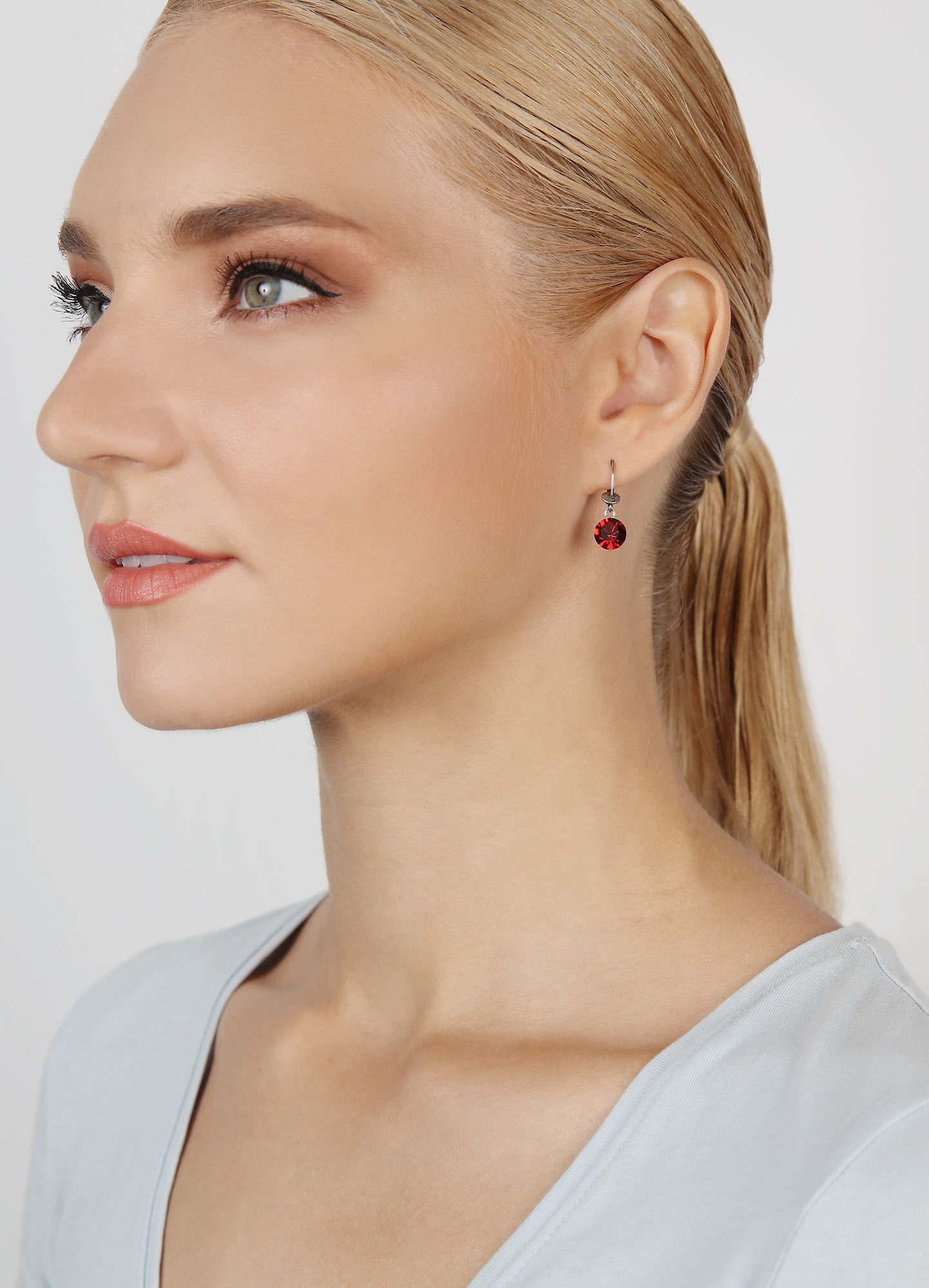 image for Earring Dangling Black Jack Red red velvet SS 39