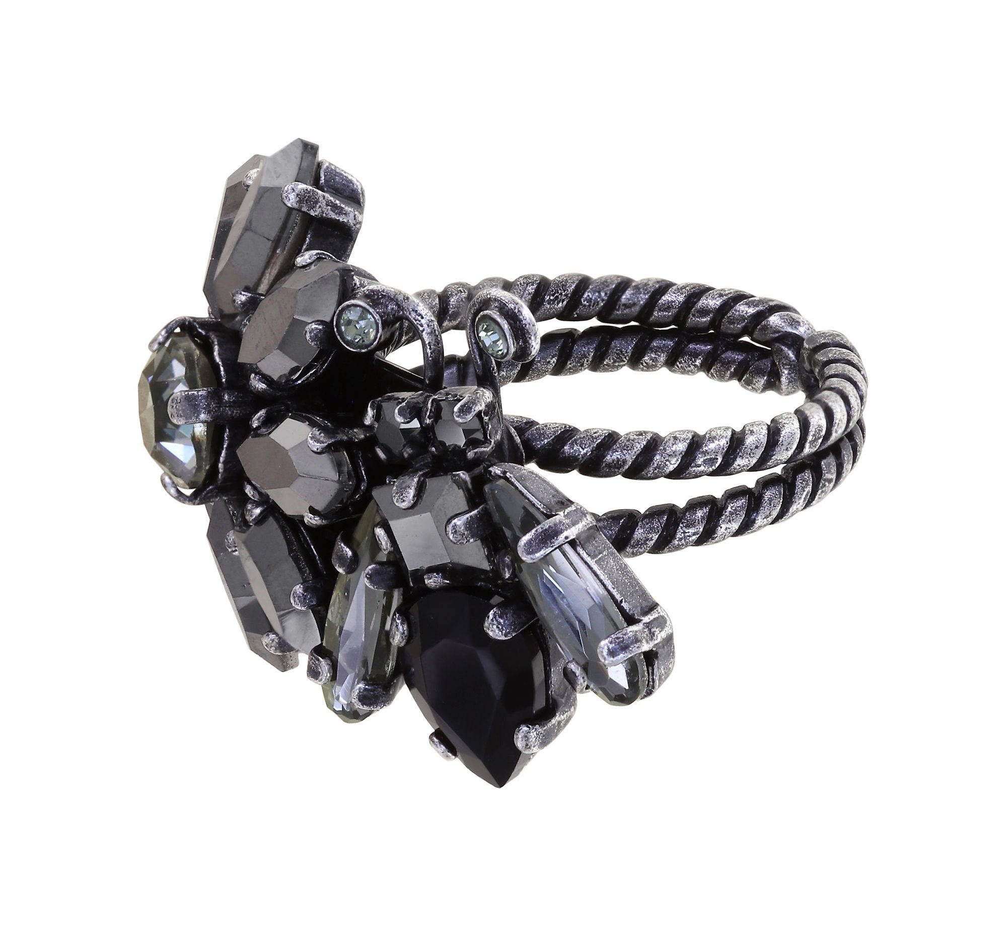 Bild für Ring Love Bugs Schwarz  