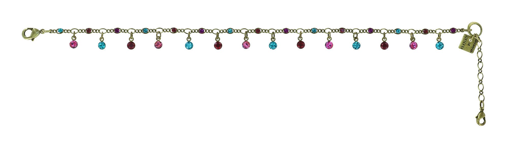 Bild für Fu&szlig;kettchen Love Bugs Multi / Grün  