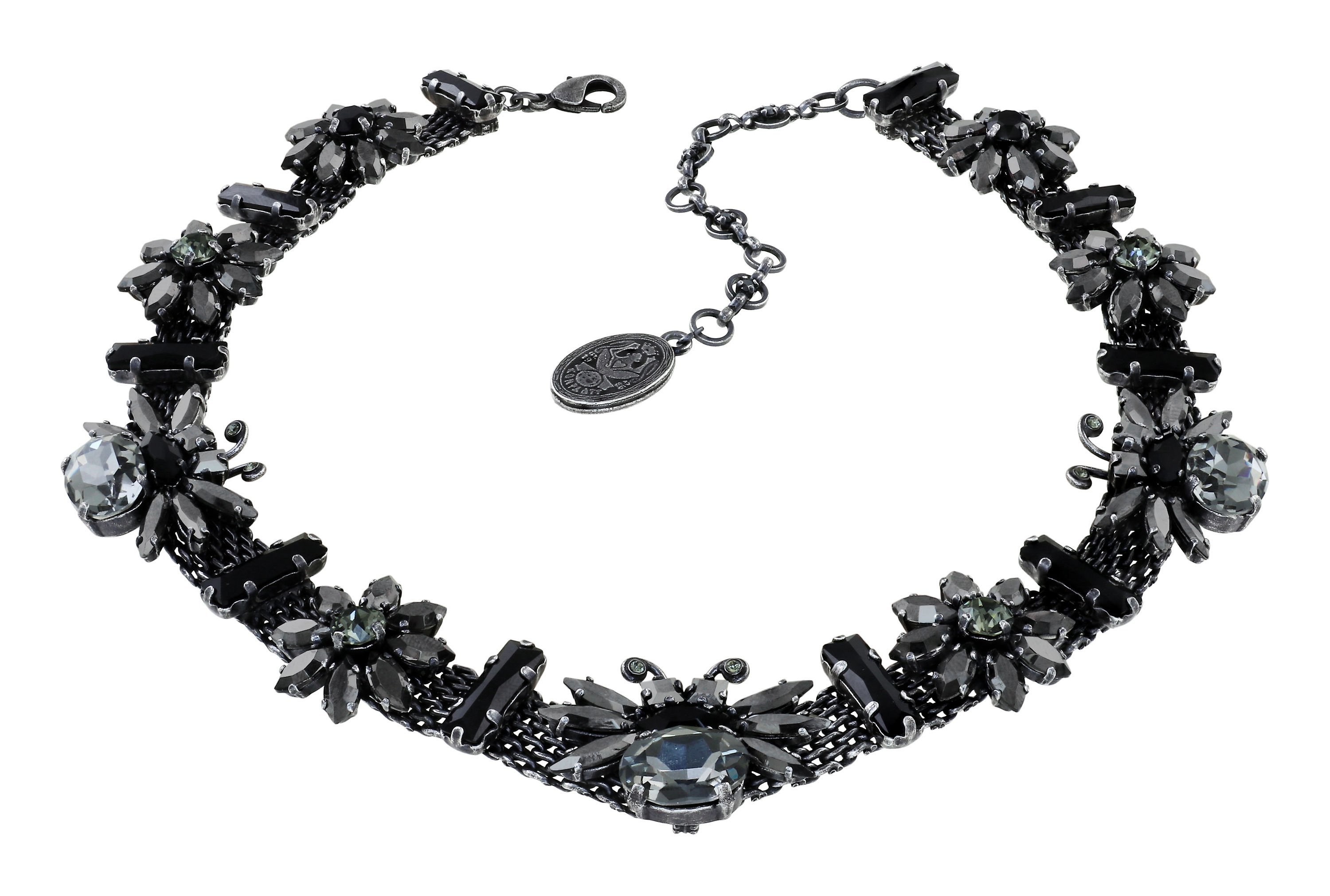 image for Necklace collier Love Bugs Black  