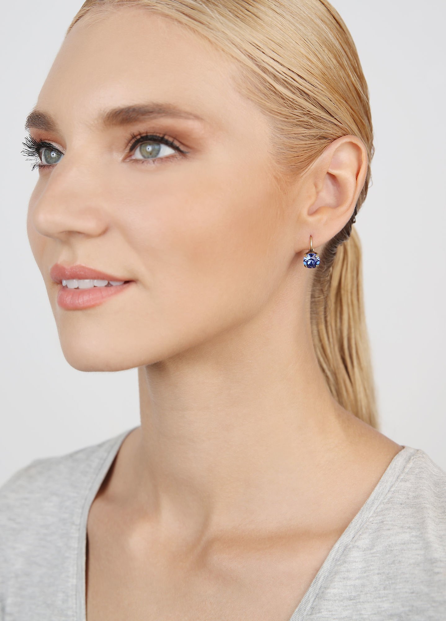 image pour Boucles d'oreilles Eurowire Black Jack Bleu sapphire SS 39