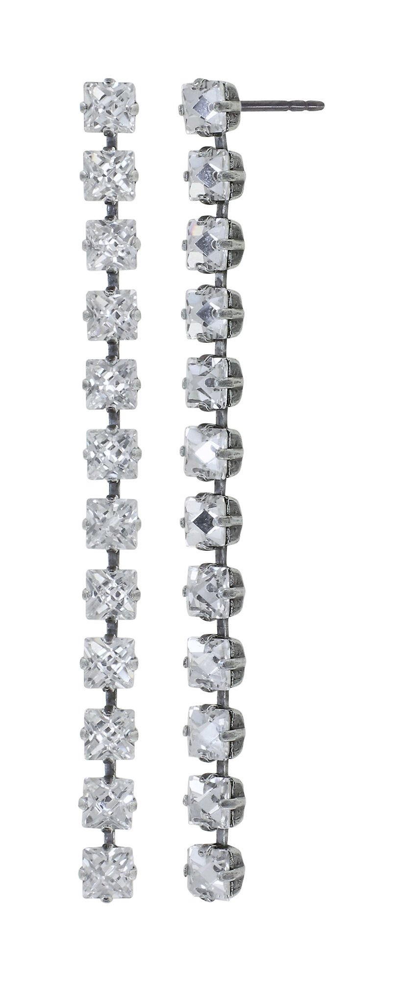 image for Earring Stud Dangling Punk Classics White  size S