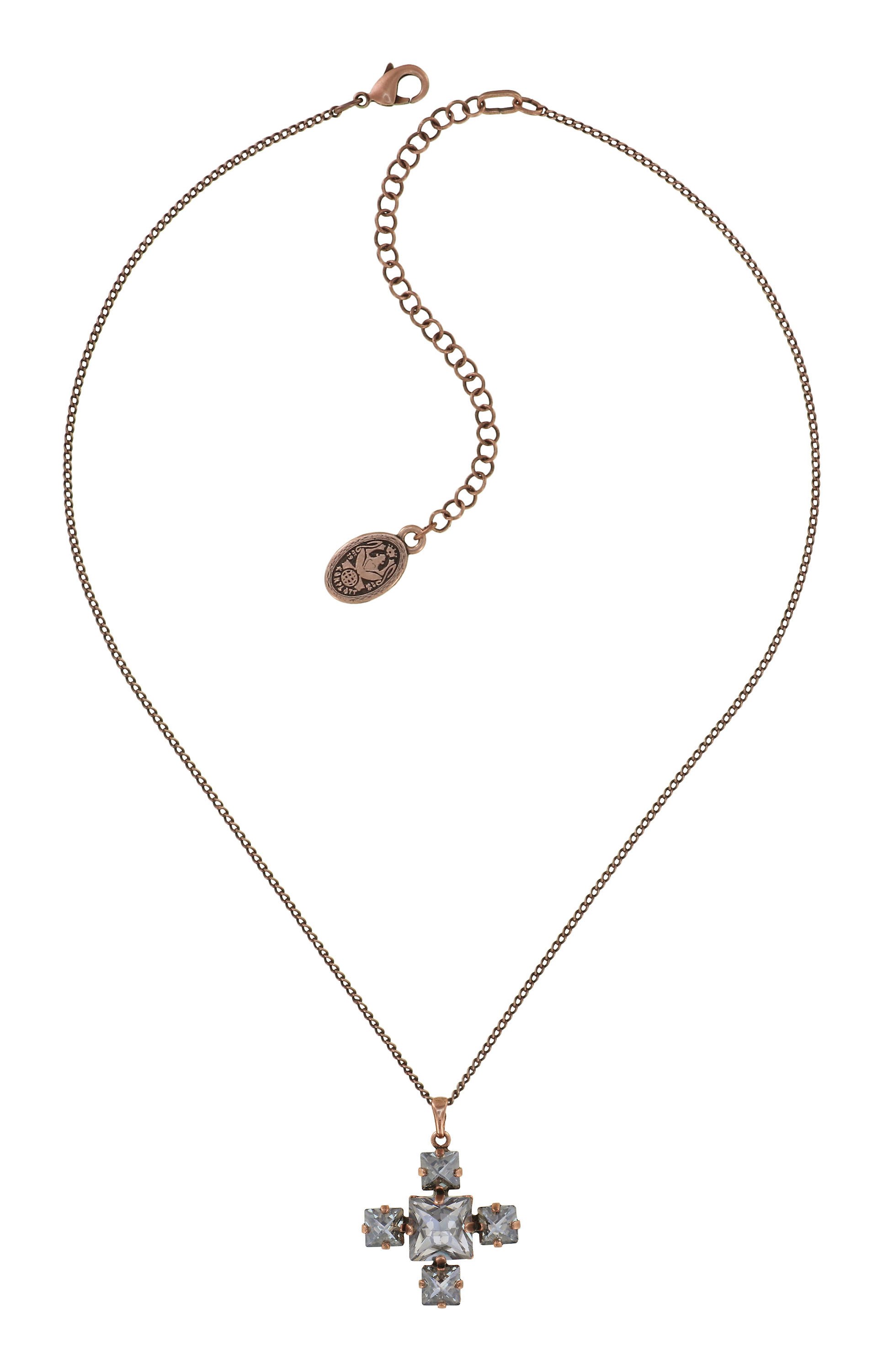 image for Necklace Pendant Punk Classics Grey  size L,S