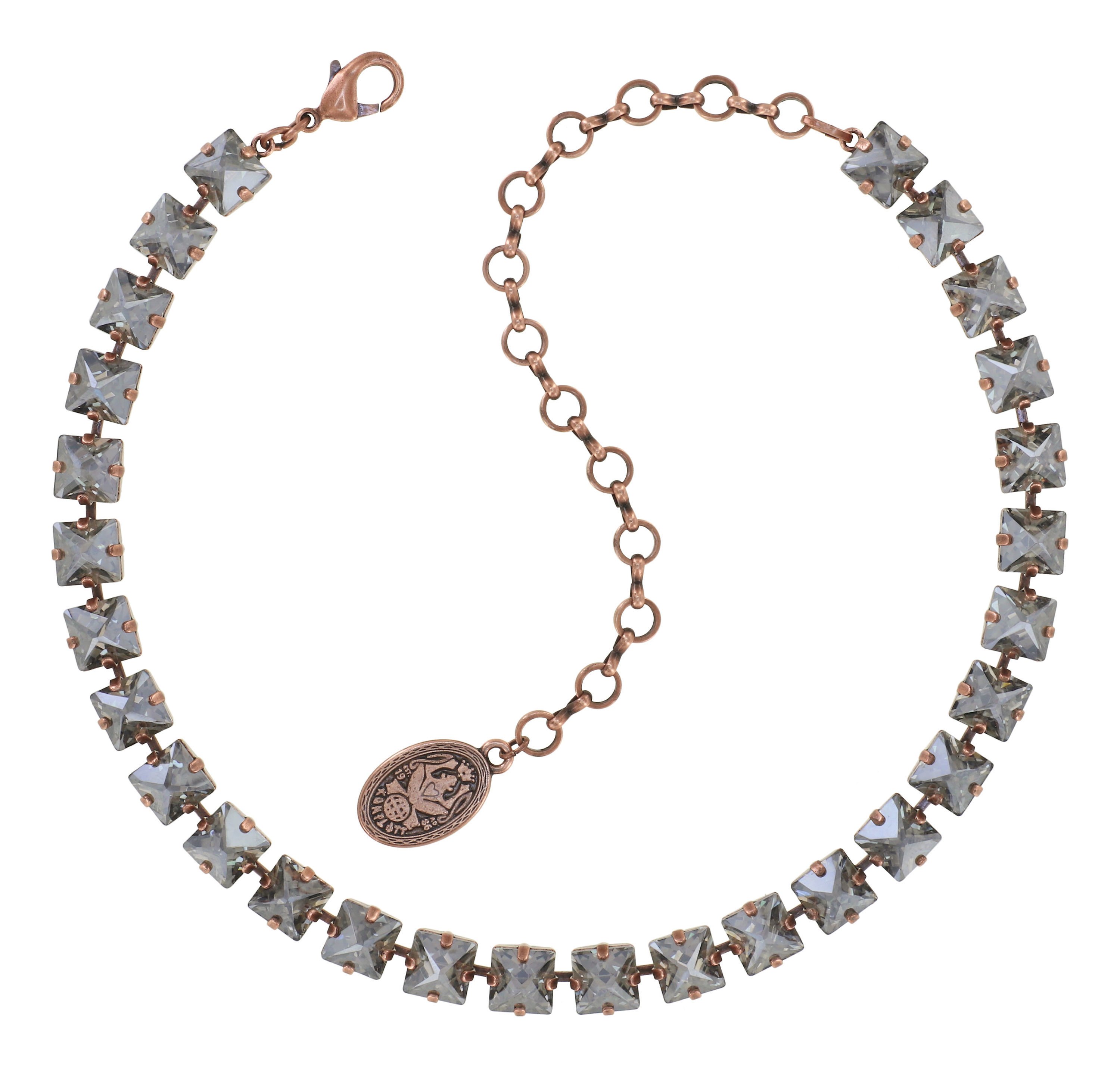 Bild für Choker Collier Punk Classics Grau  Größe M