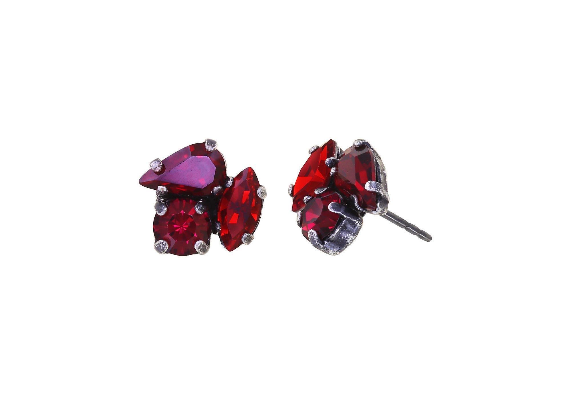 image for Earring Stud Ballroom Red  