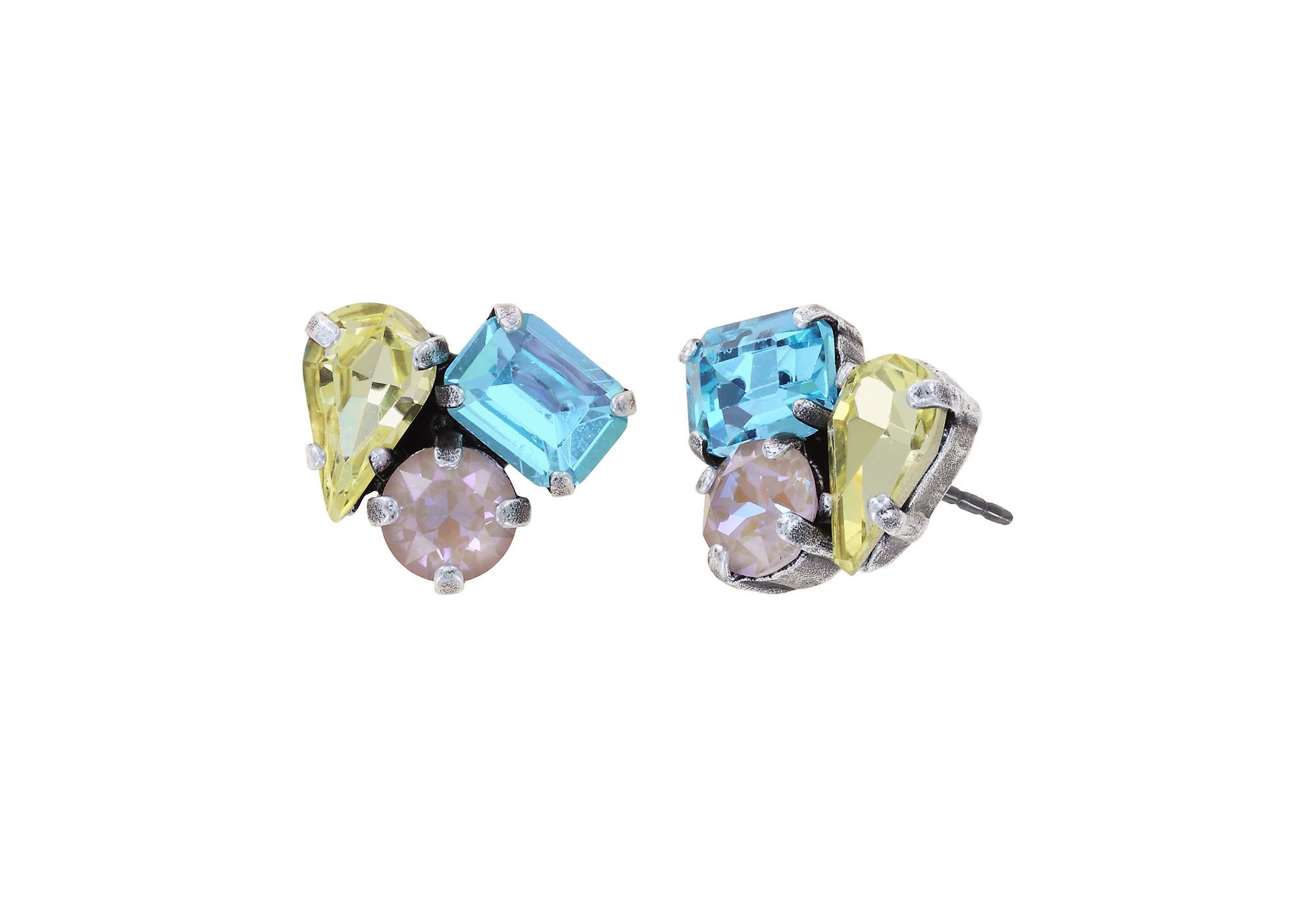 image for Earring stud Ballroom Pastel Multi  