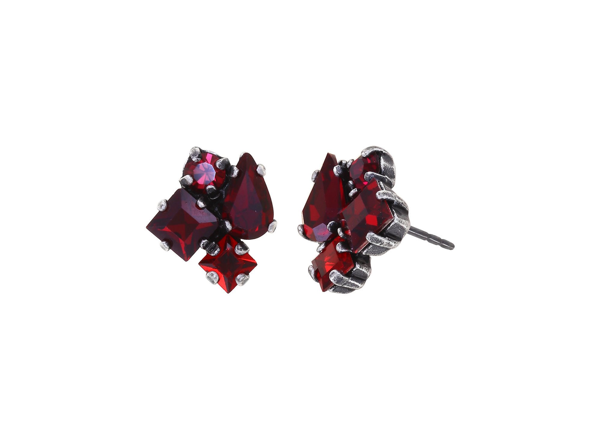 image for Earring Stud Ballroom Red  