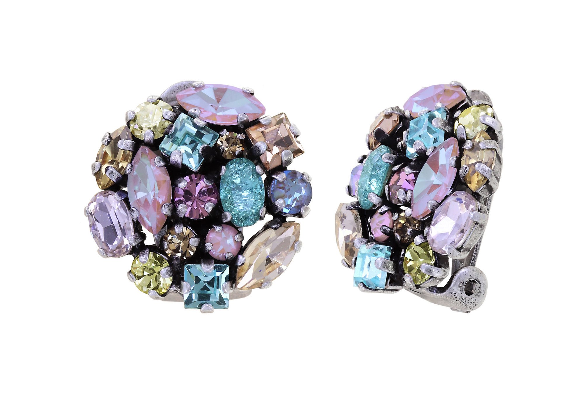 image pour Boucles d'oreilles Clip Ballroom Multi Pastel  size S