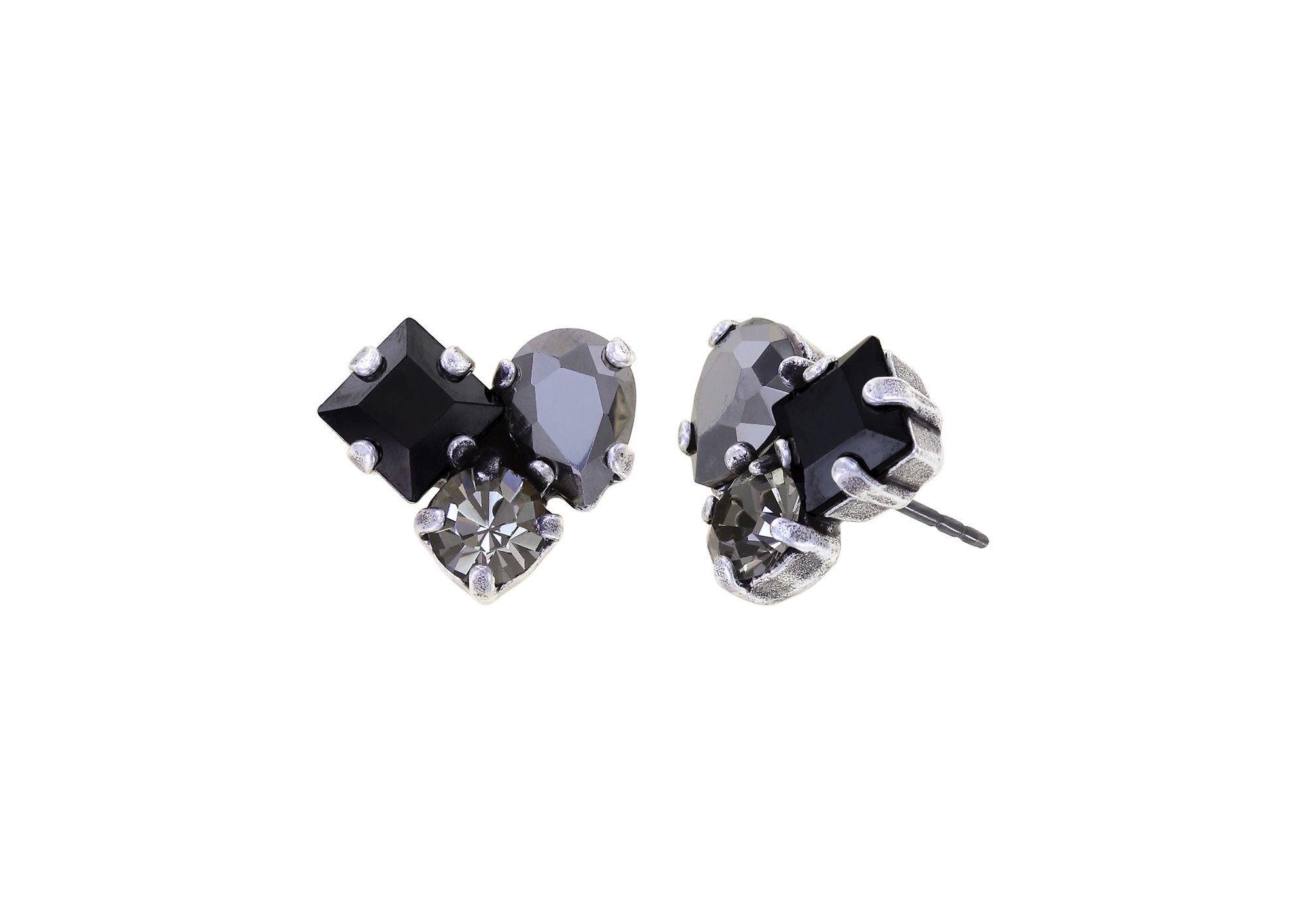 image for Earring Stud Ballroom Black  