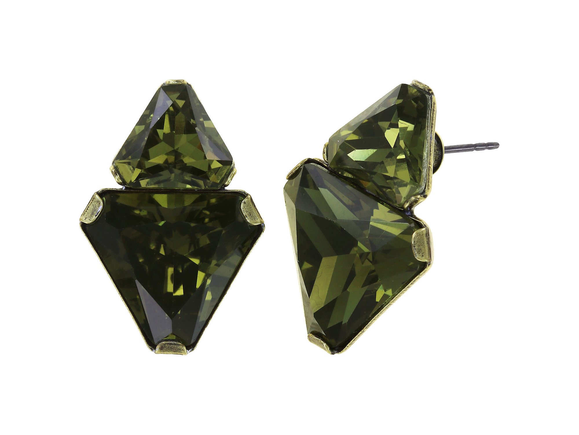 image for Earring stud Star Trekking Green Khaki size M,2XS