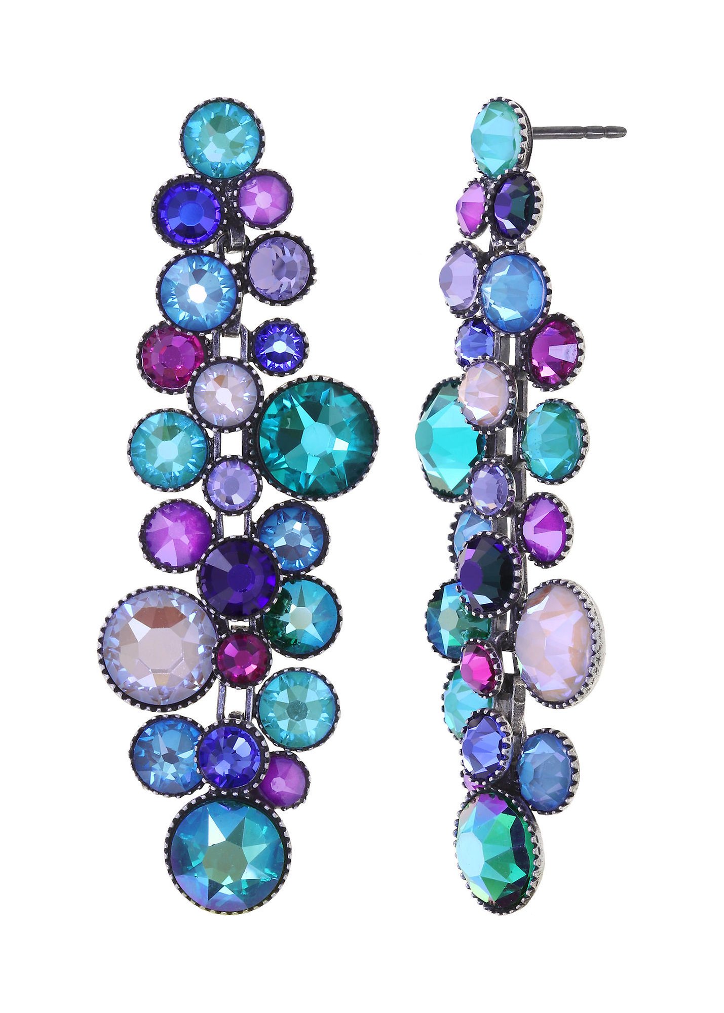 image for Earring Stud Dangling Water Cascade Strong Multi  