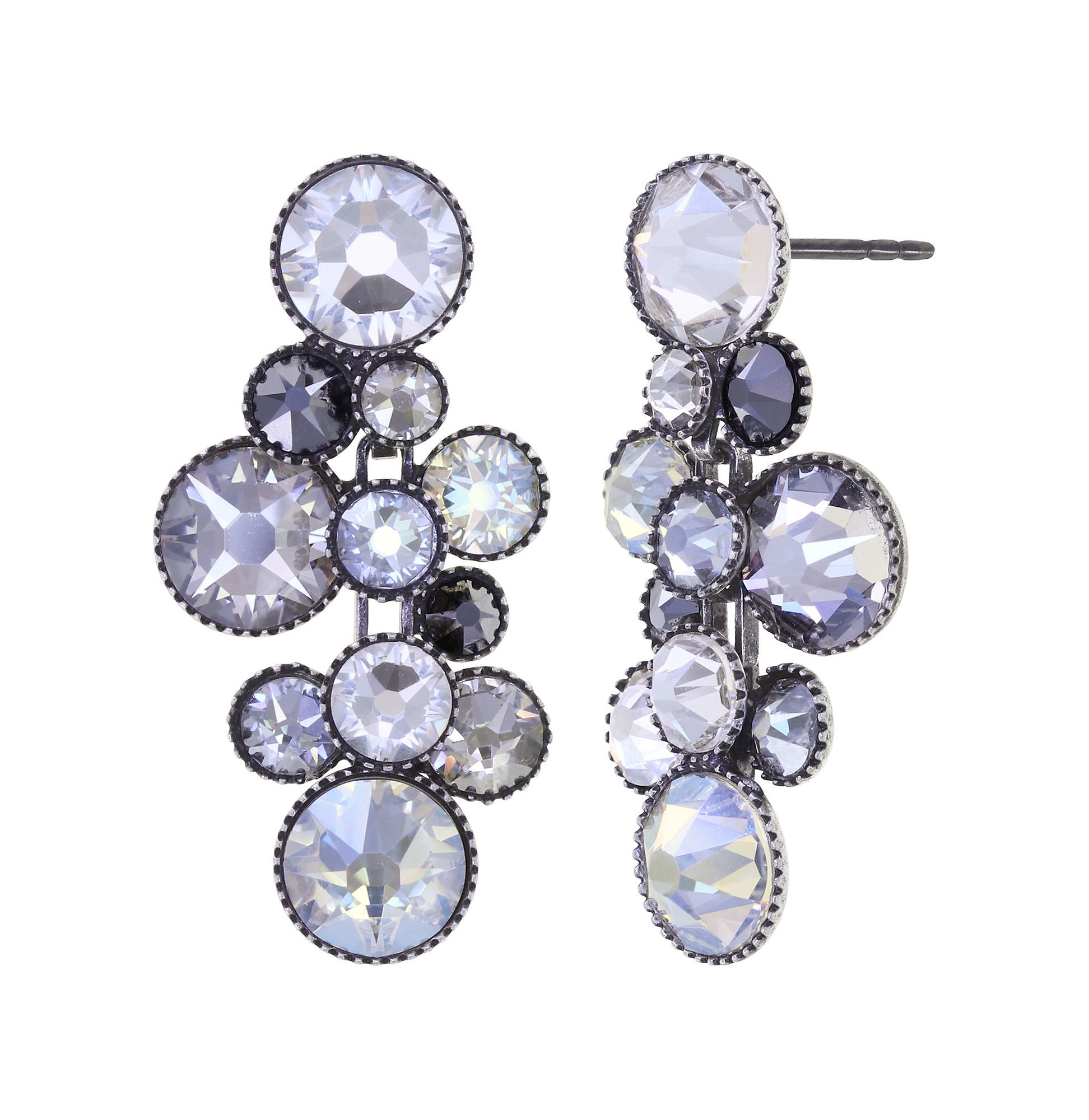 image pour Clou d'oreille pendant Water Cascade Blanc  